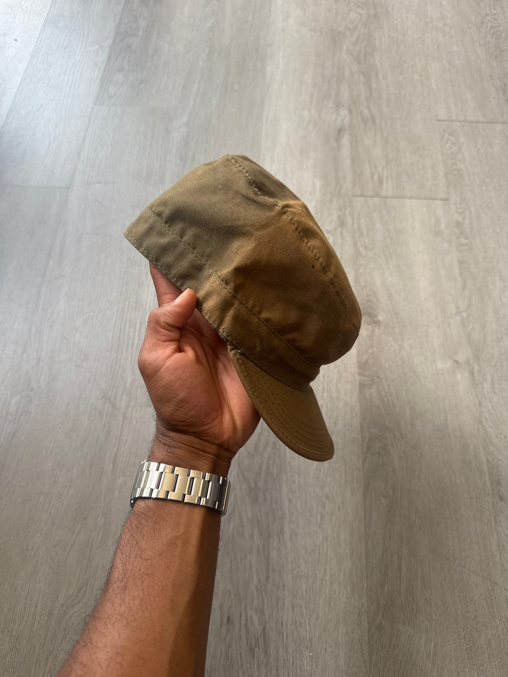 Vintage 1991 US Military BDU Combat Patrol Sunfaded Cadet Cap Hat