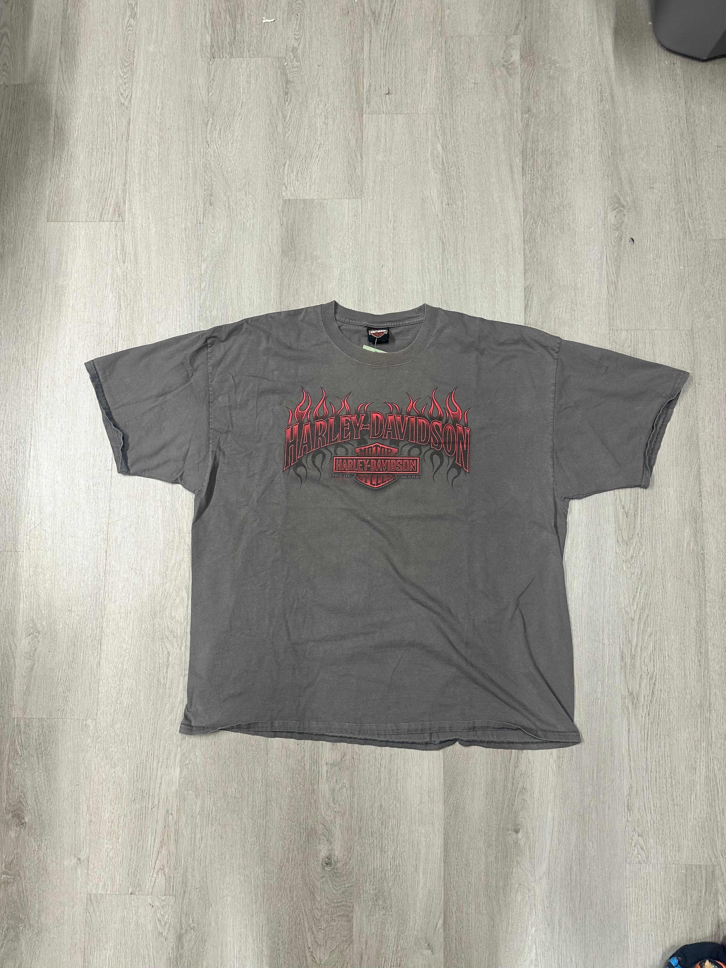 Vintage Grey Barnett Harley Davidson El Paso, Texas Tee