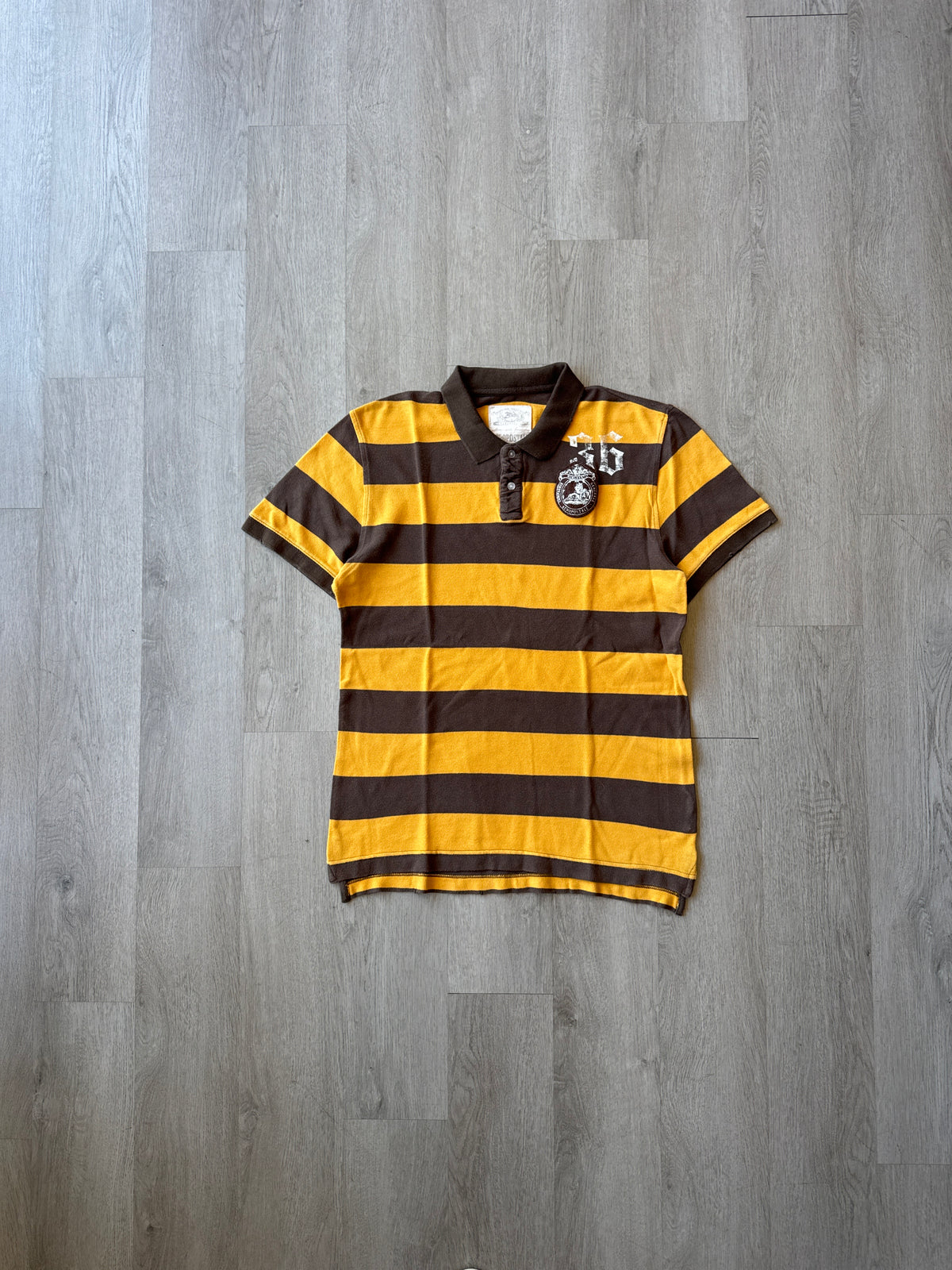 Y2K Aeropostale Embroidered Striped Polo Shirt