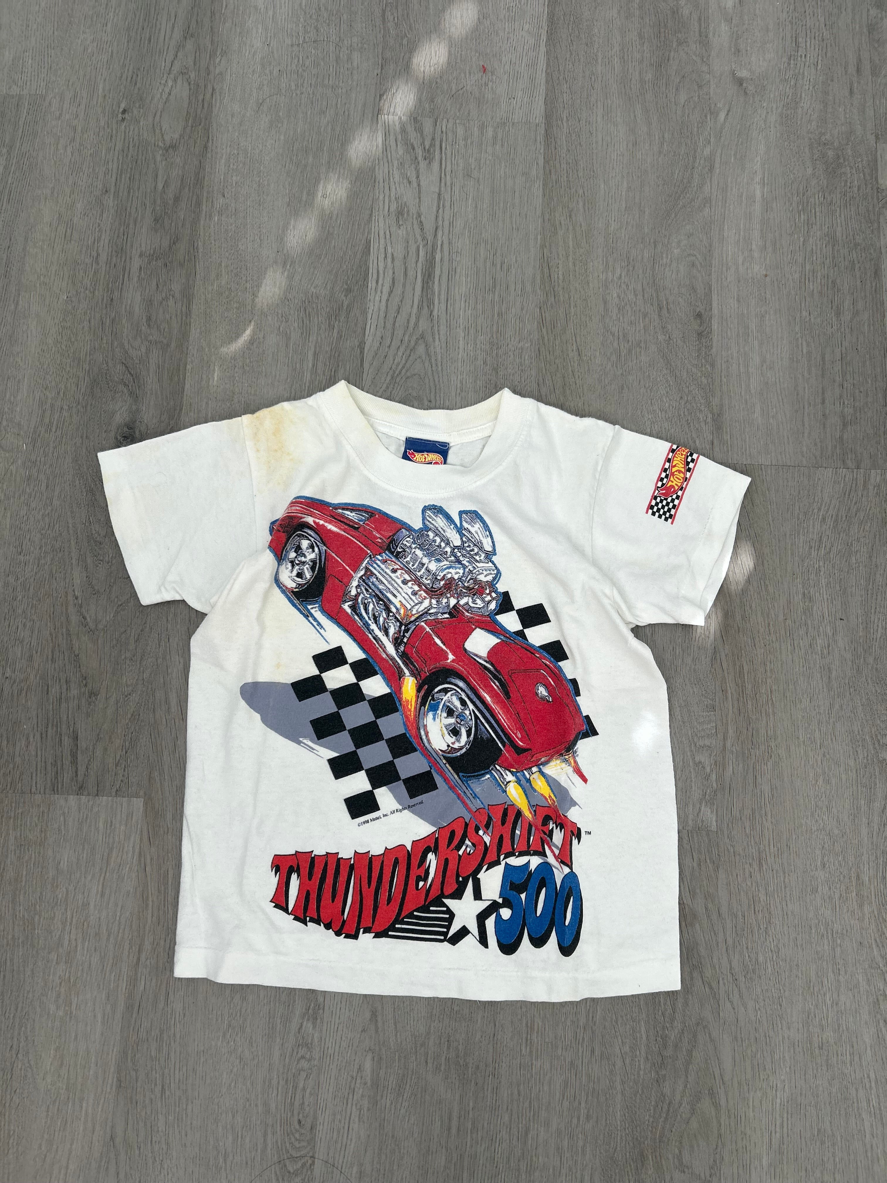 Vintage Hot Wheels Thundershift 500 Tee
