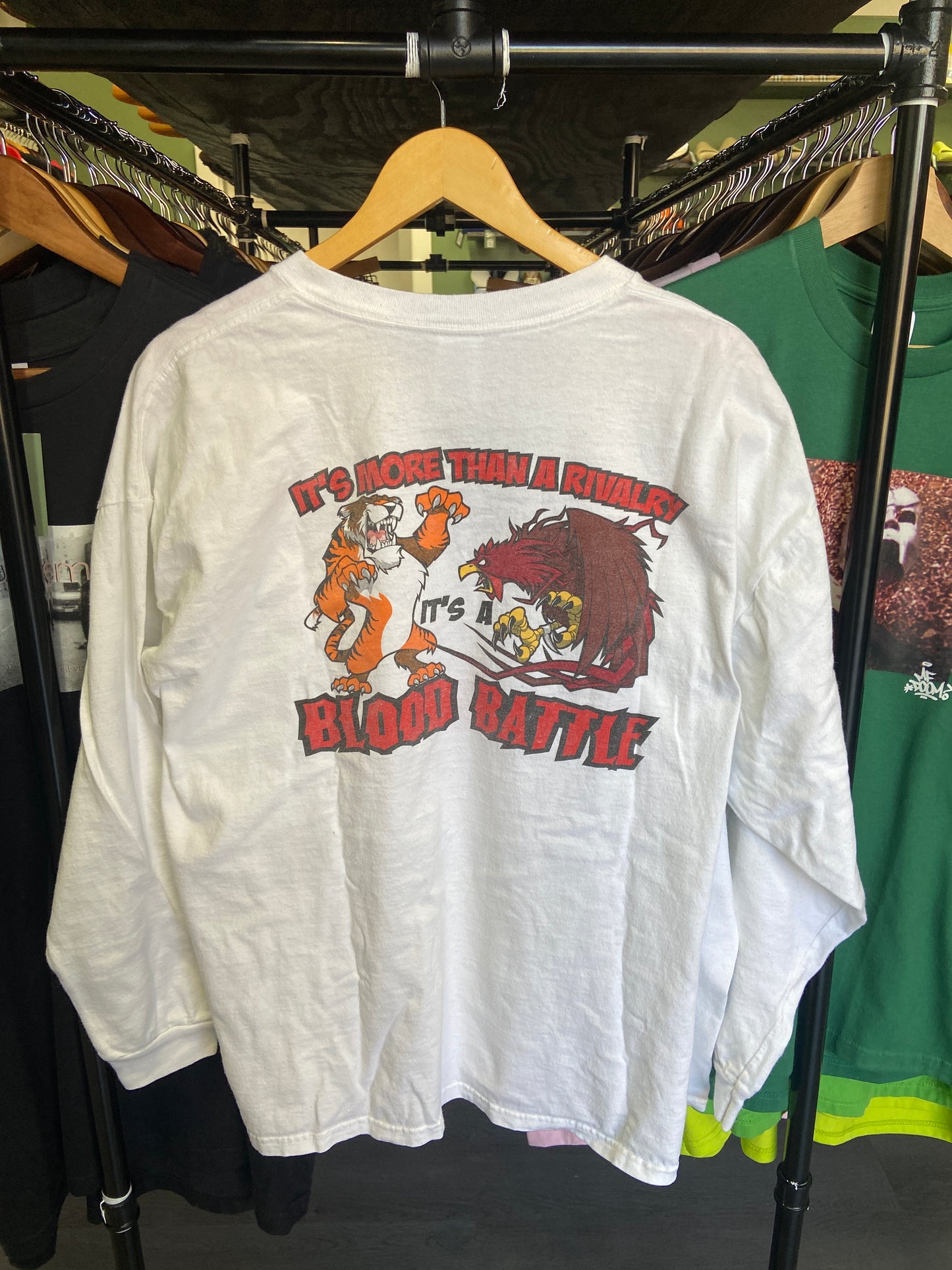 Vintage Carolina/Clemson Blood Battle Tee