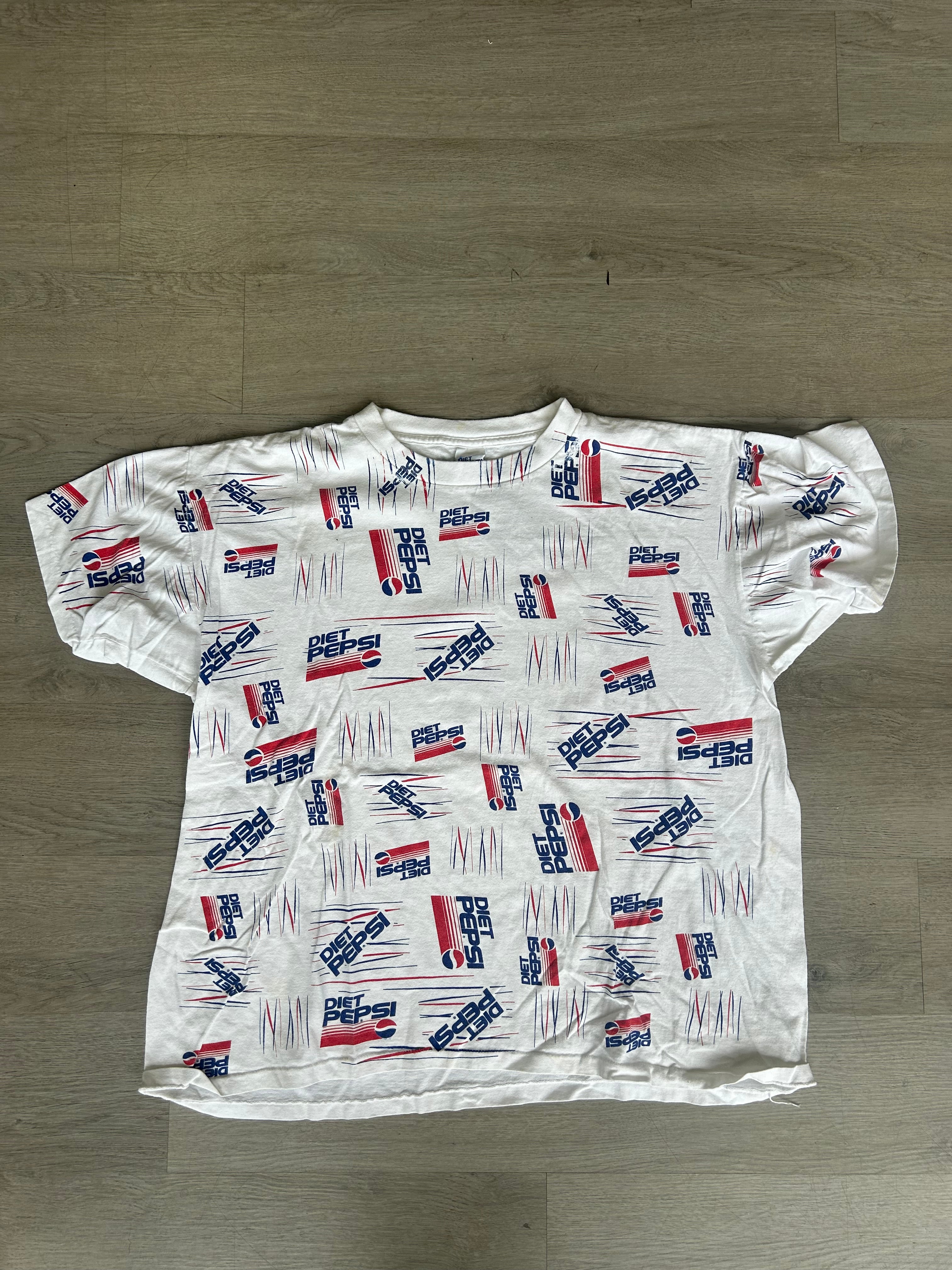 Vintage Diet Pepsi Promo All Over Print Tee