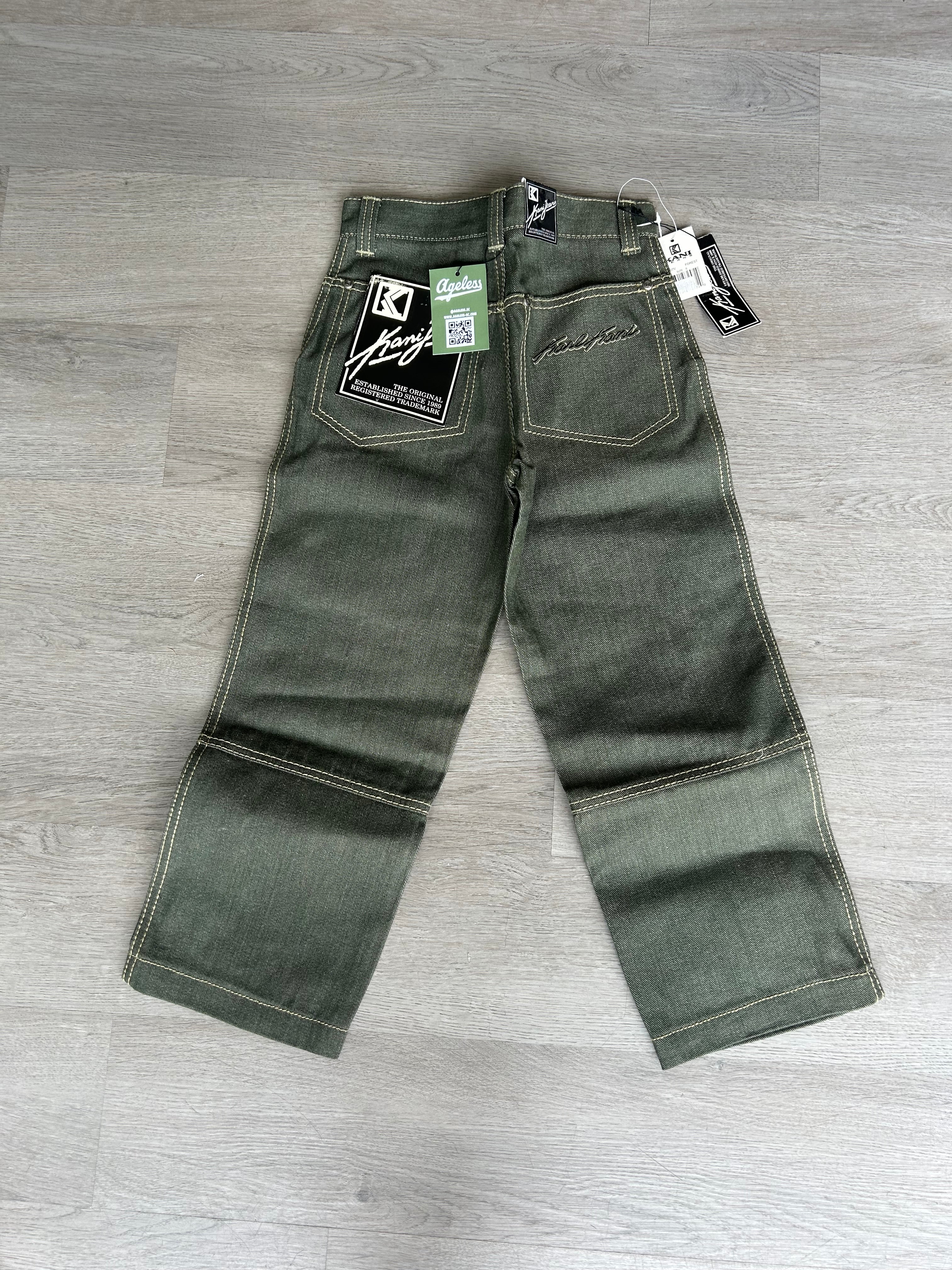 Youth Olive Green Karl Kani Jeans