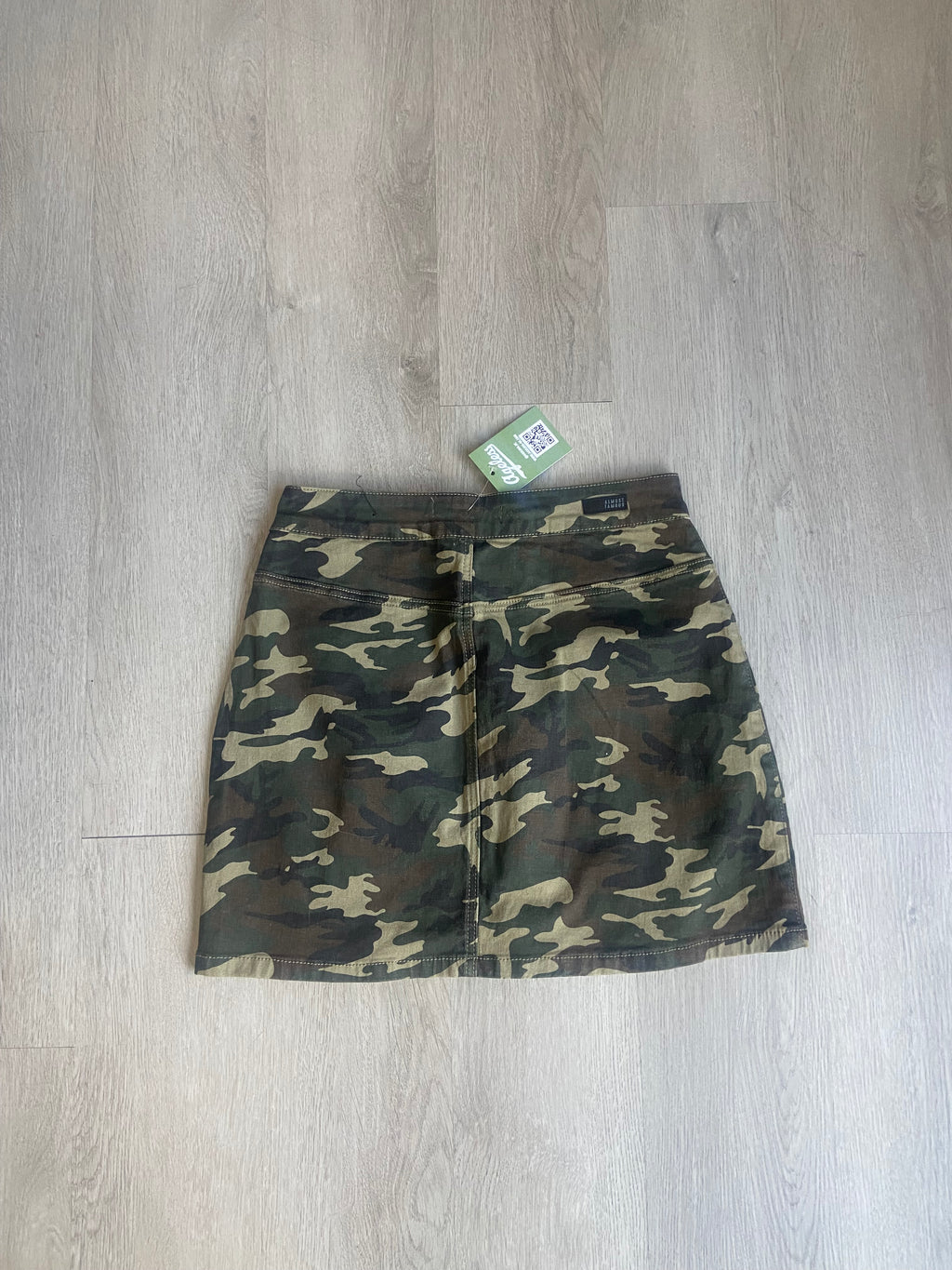 Almost Famous Women’s Camo Print High Rise Skirt