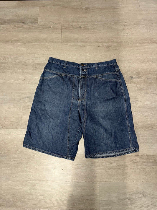 Marithe Francois Girbuad Blue Denim Jean Shorts