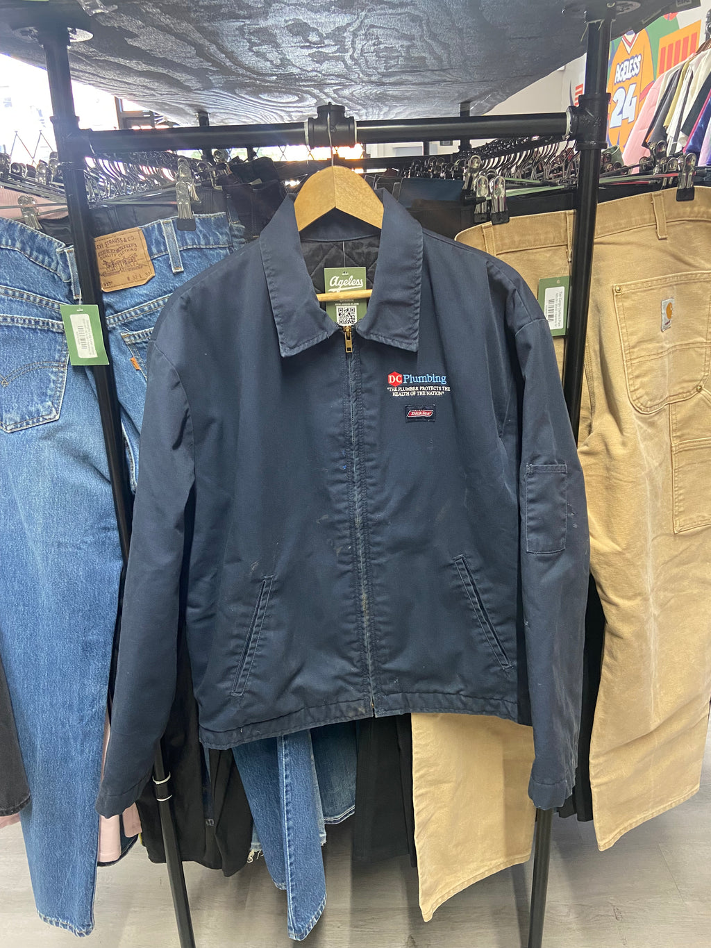 Navy Dickies Workwear Jacket