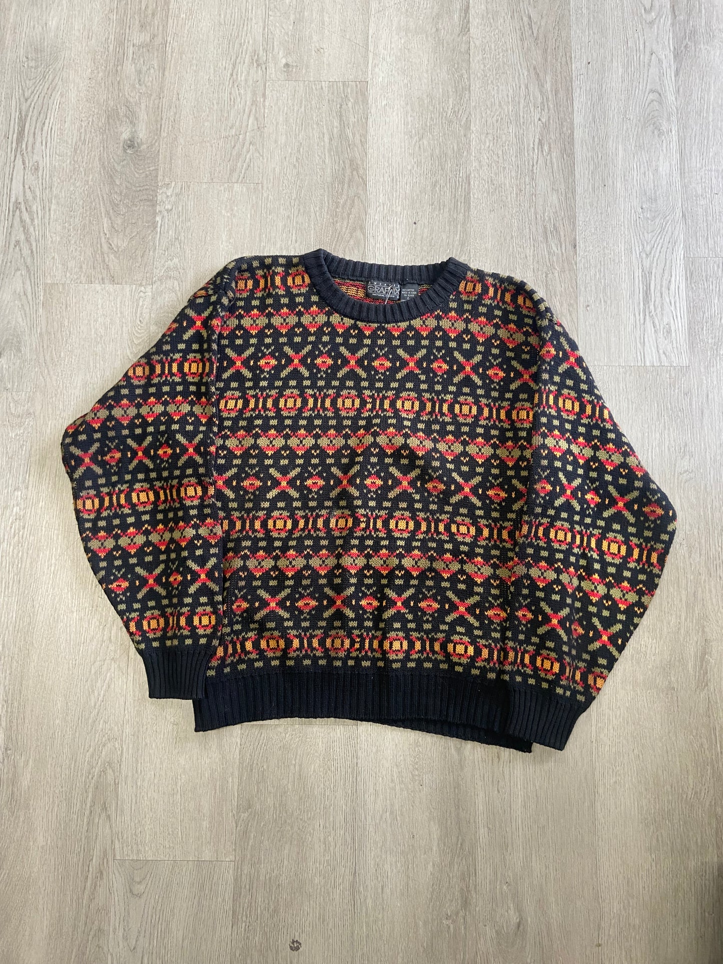 Vintage 90s Graphix Natural Fibers Cotton Sweatshirt