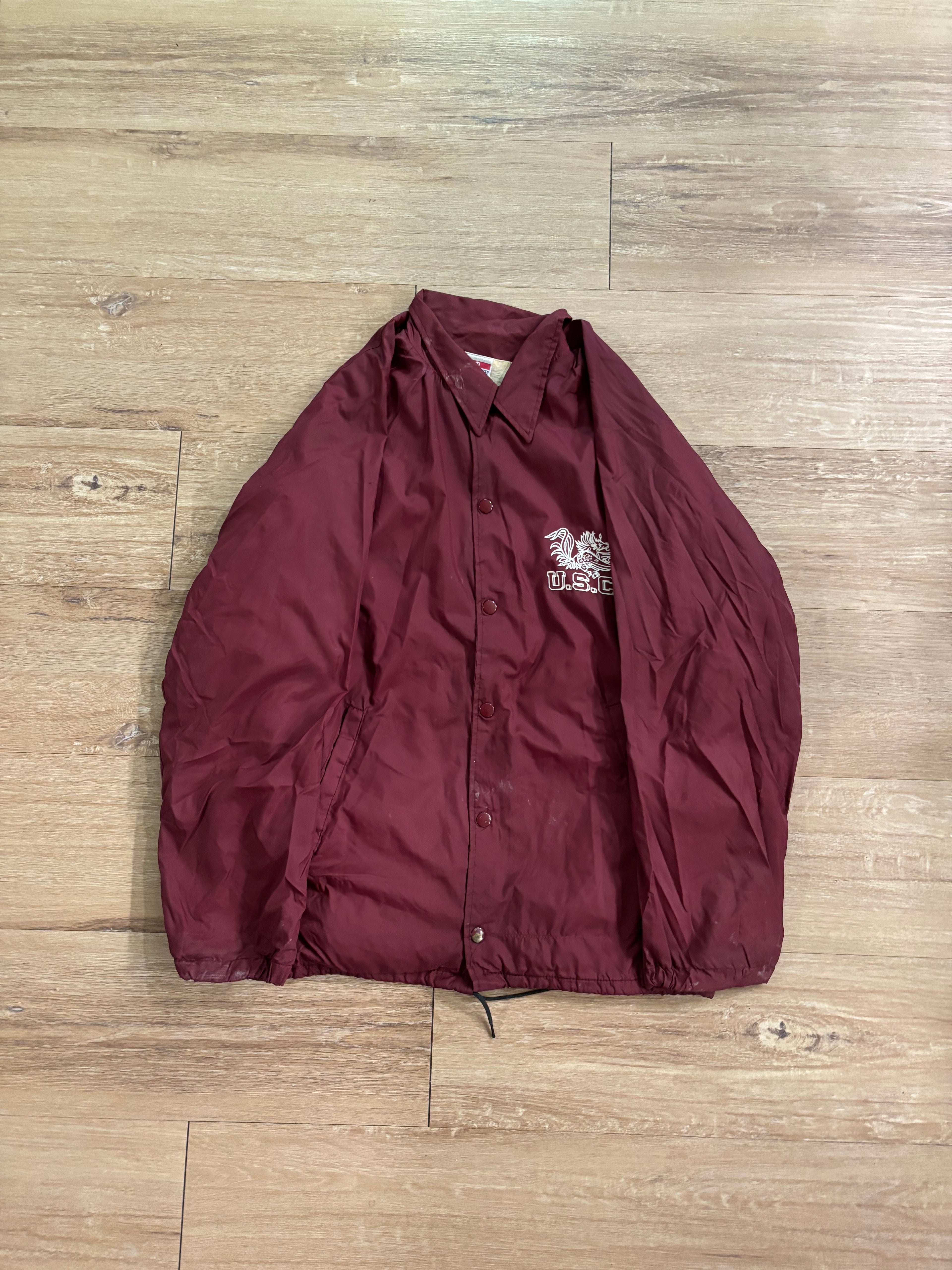 Vintage Maroon South Carolina Collar Jacket