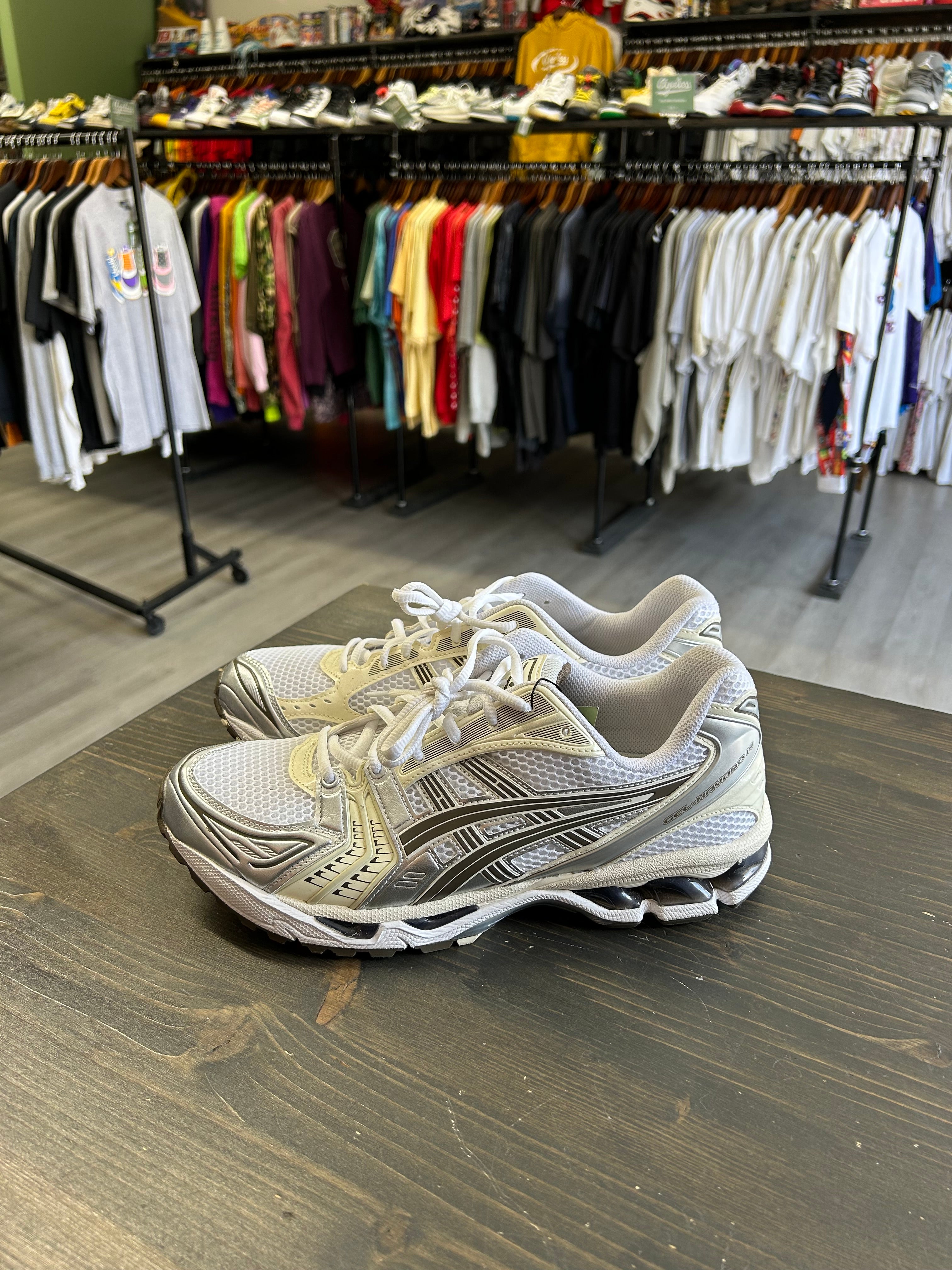 Pre-Owned ASICS Gel-Kayano 14 White Graphite Grey