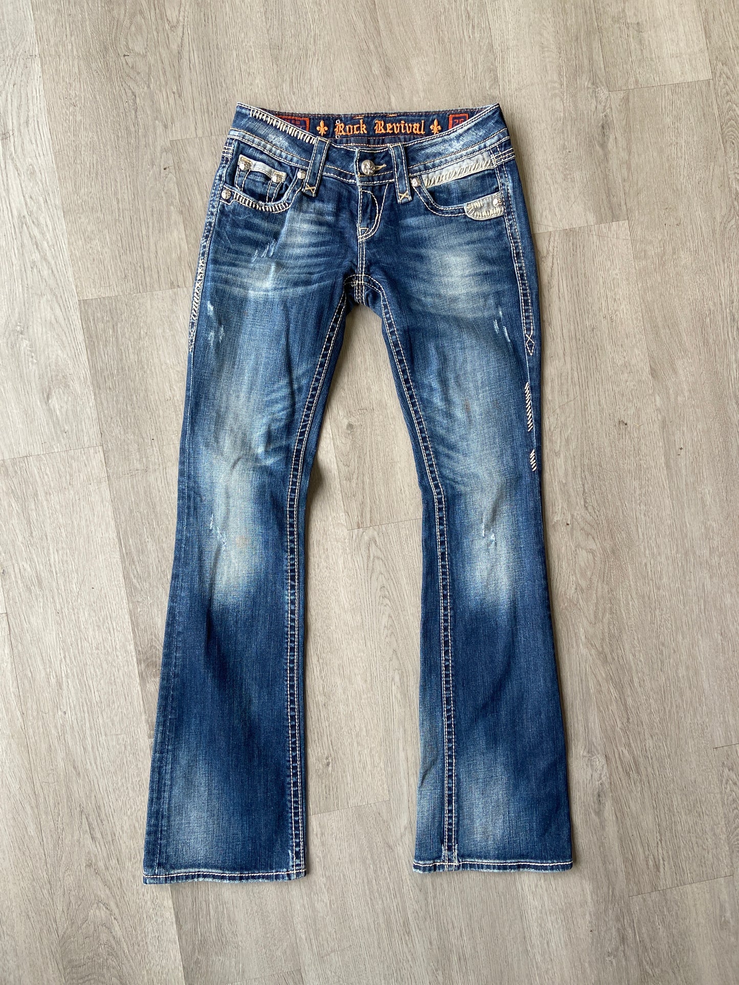 Women’s Rock Revival Fleurdelis Jeans