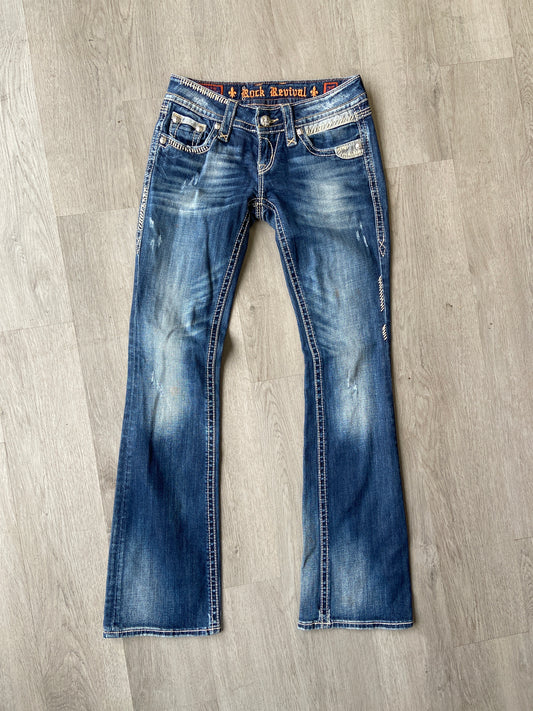 Women’s Rock Revival Fleurdelis Jeans