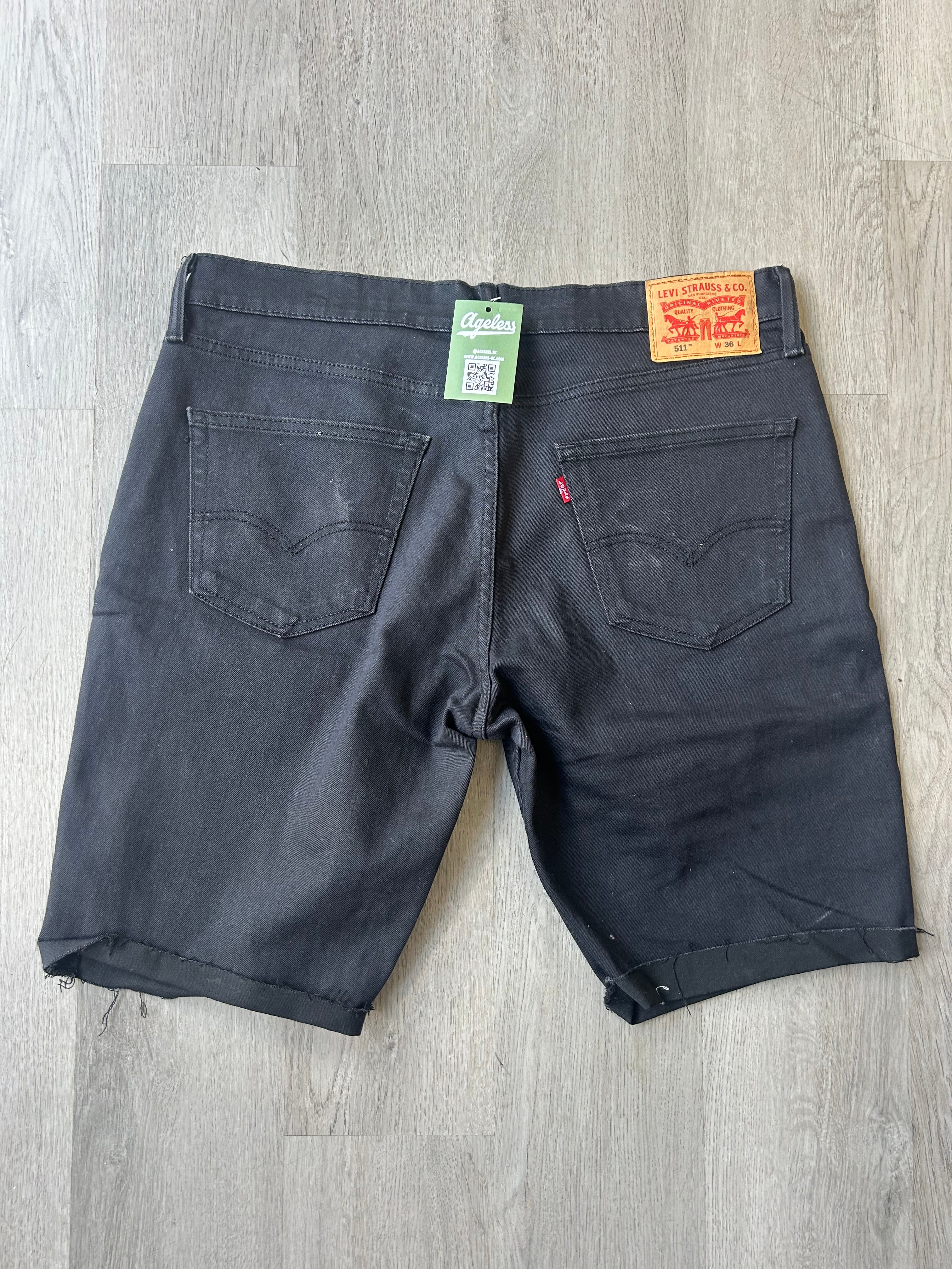 Vintage Black Levi’s 511 Shorts