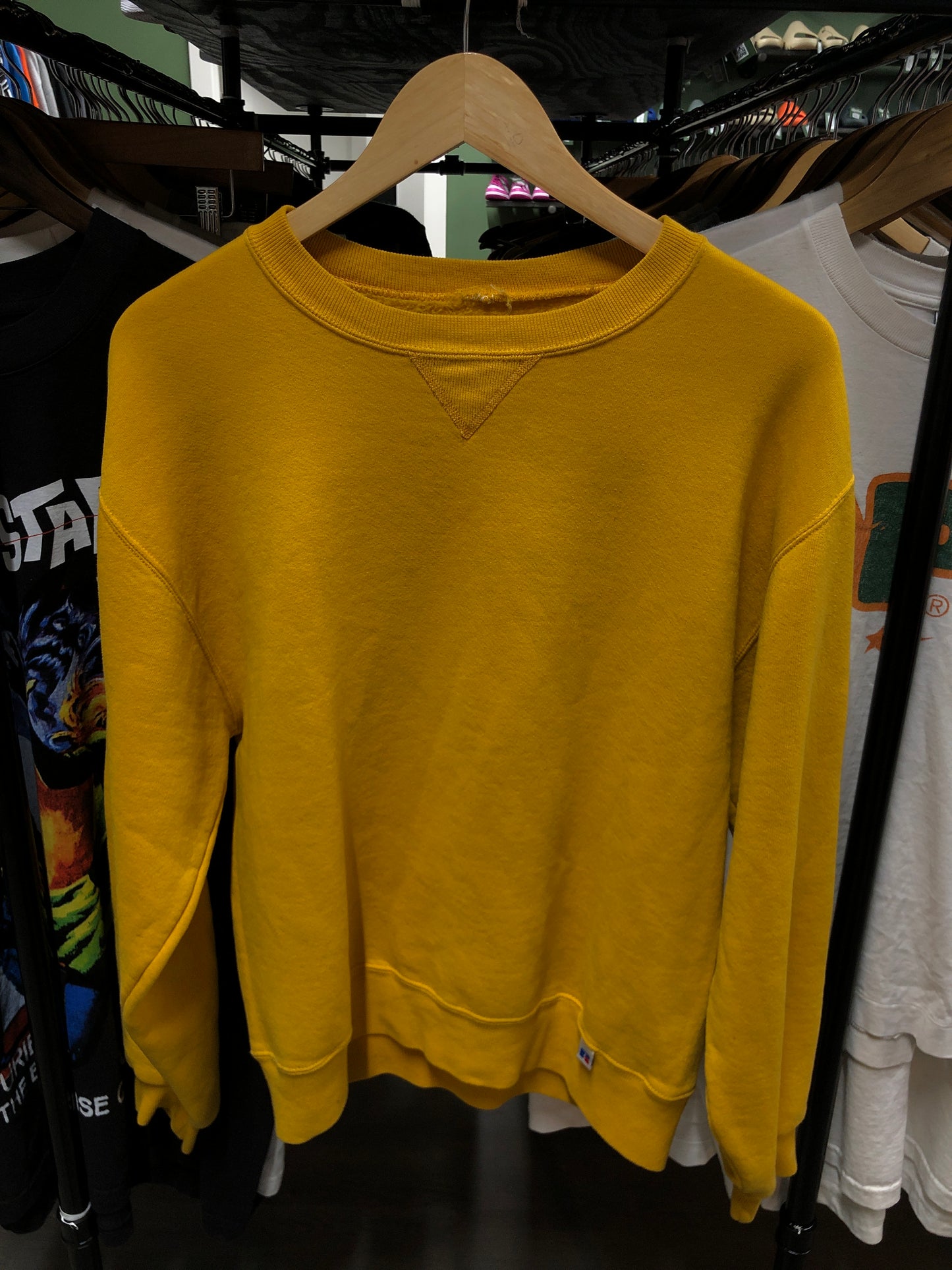 Russell Yellow Sweatshirt