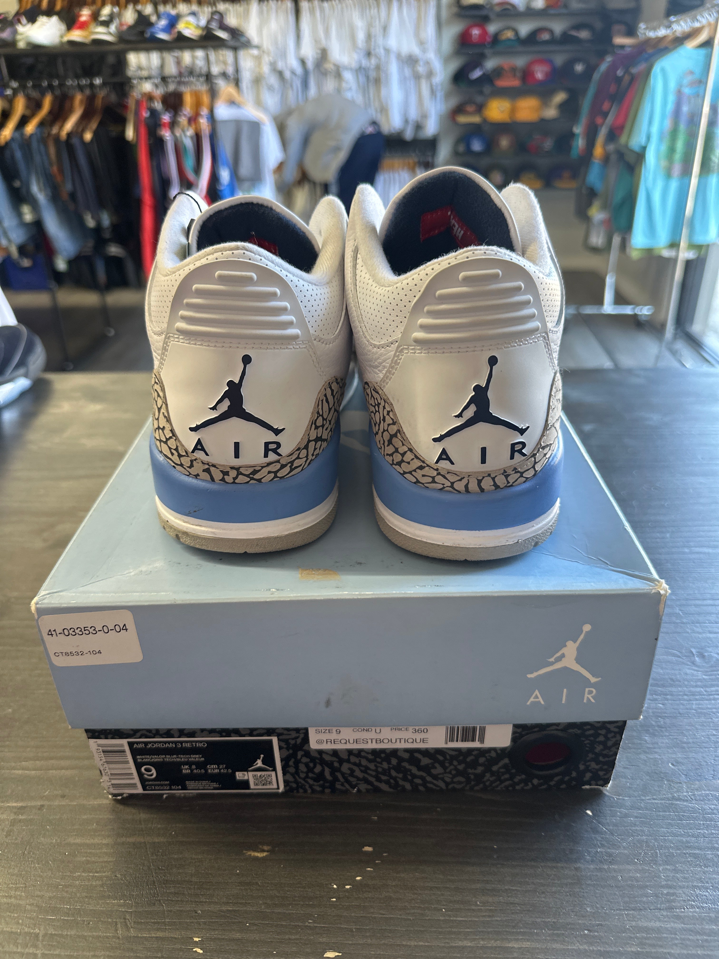 Pre-Owned Jordan 3 Retro UNC