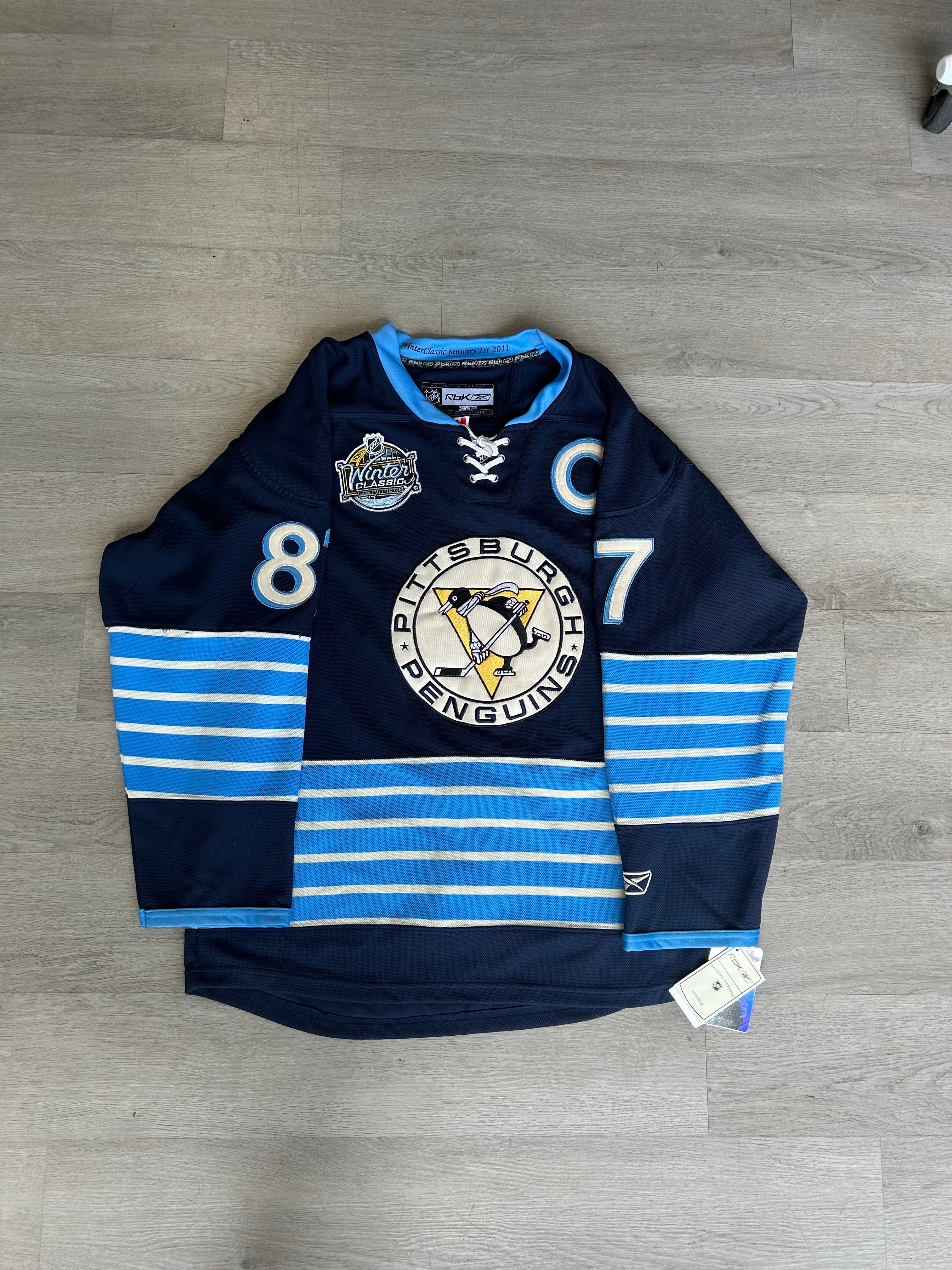 Reebok Pittsburgh Penguins 2011 Winter Classic Sidney Crosby #87 Jersey