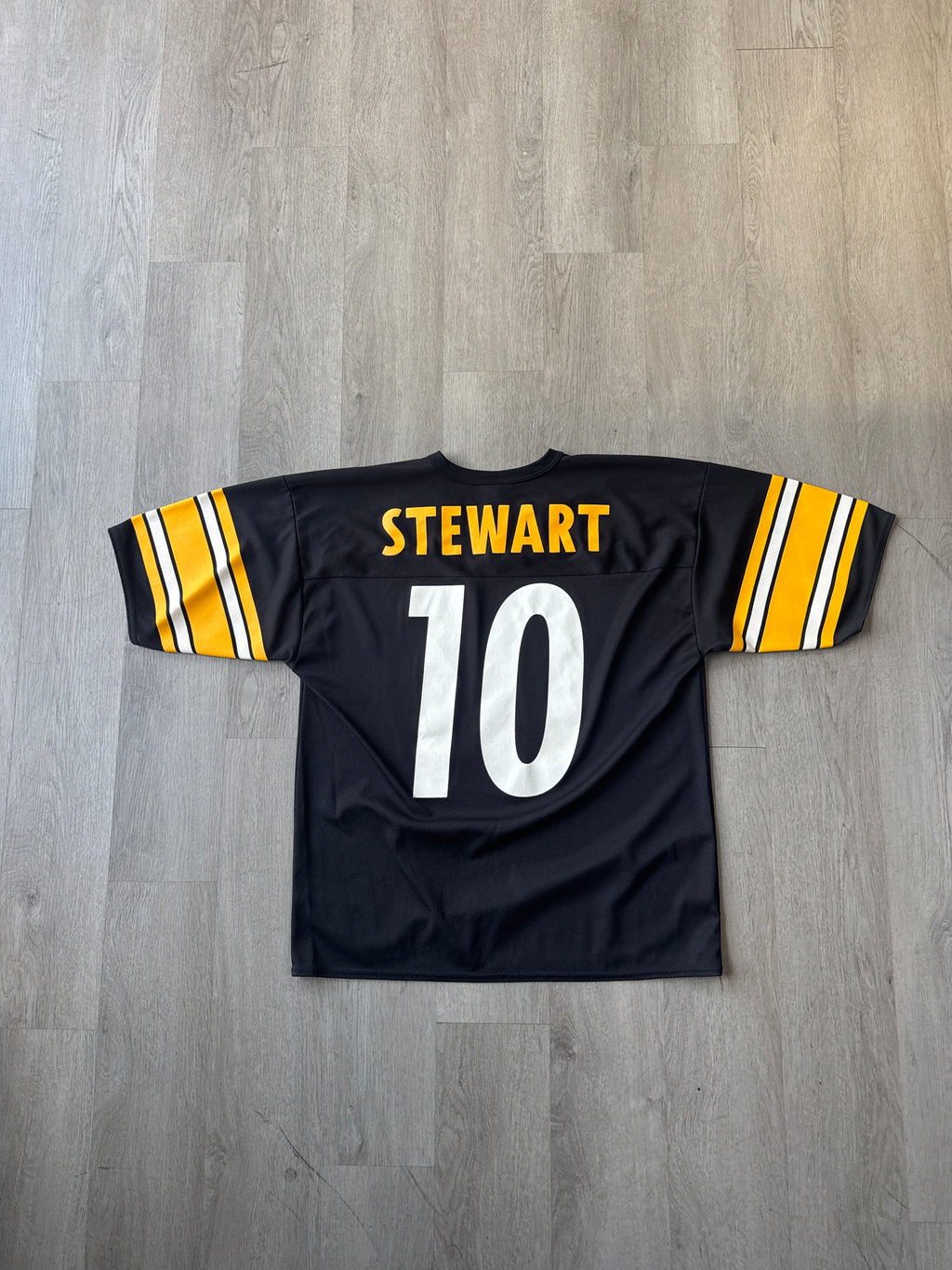 Vintage 90s Logo 7 Pittsburgh Steelers Kordell Stewart Football Jersey