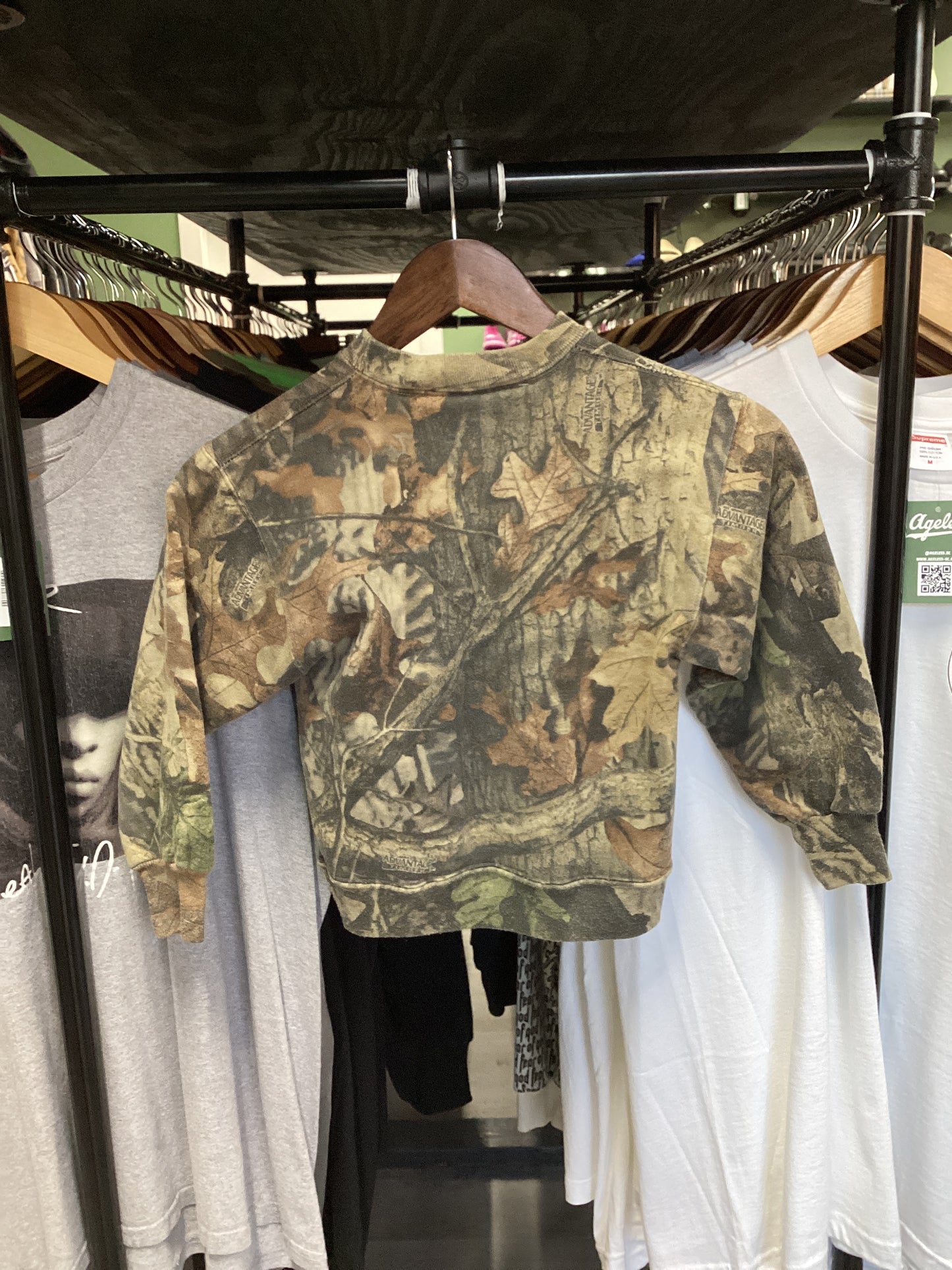 Vintage Youth Camo Sweater