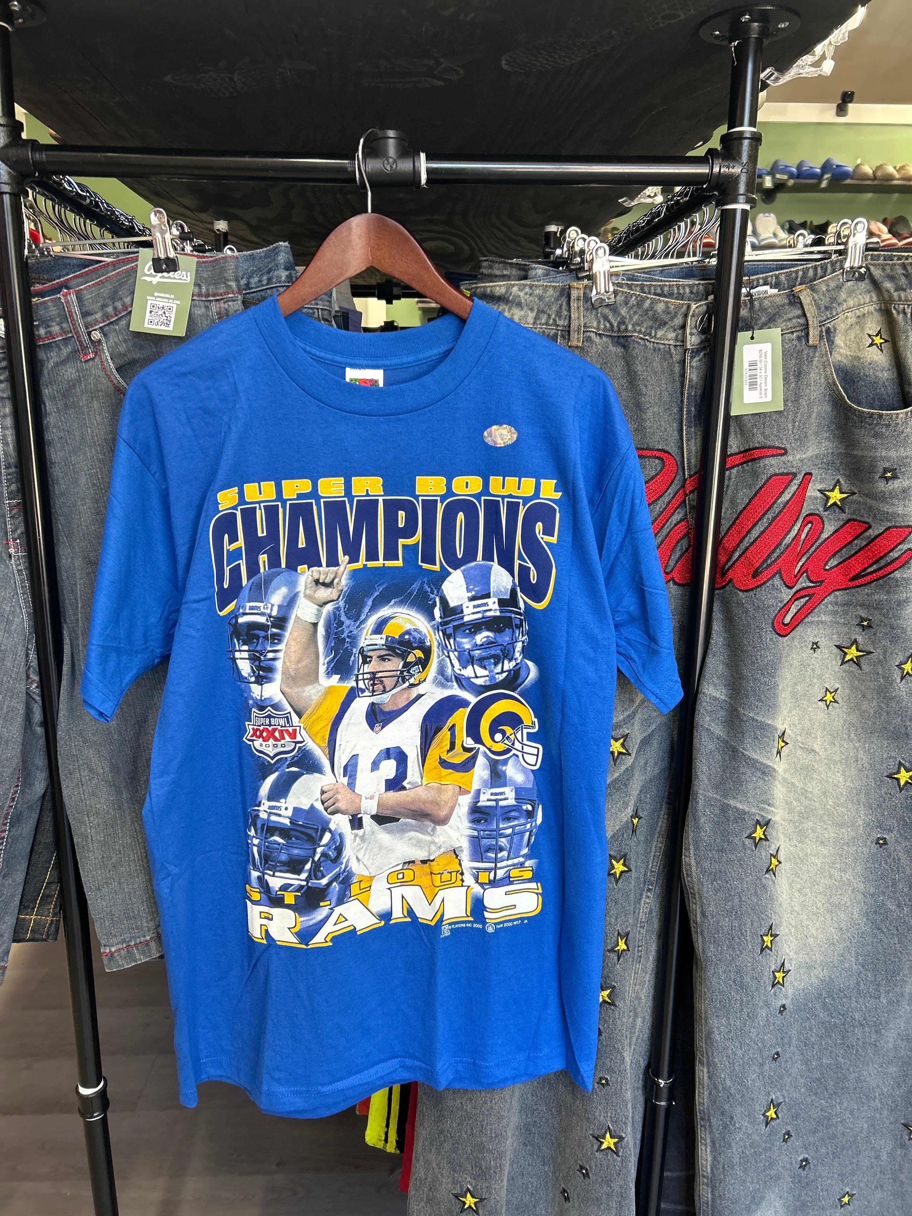 Blue St. Louis Rams Super Bowl Champions Tee