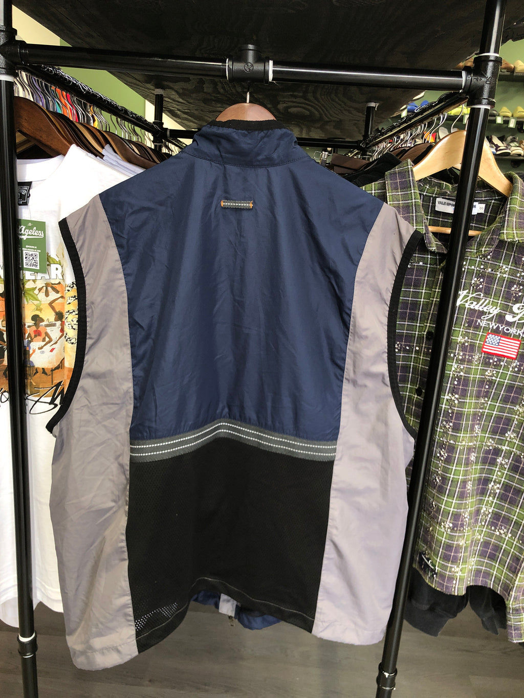 Vintage Nike Windbreaker Zip Vest