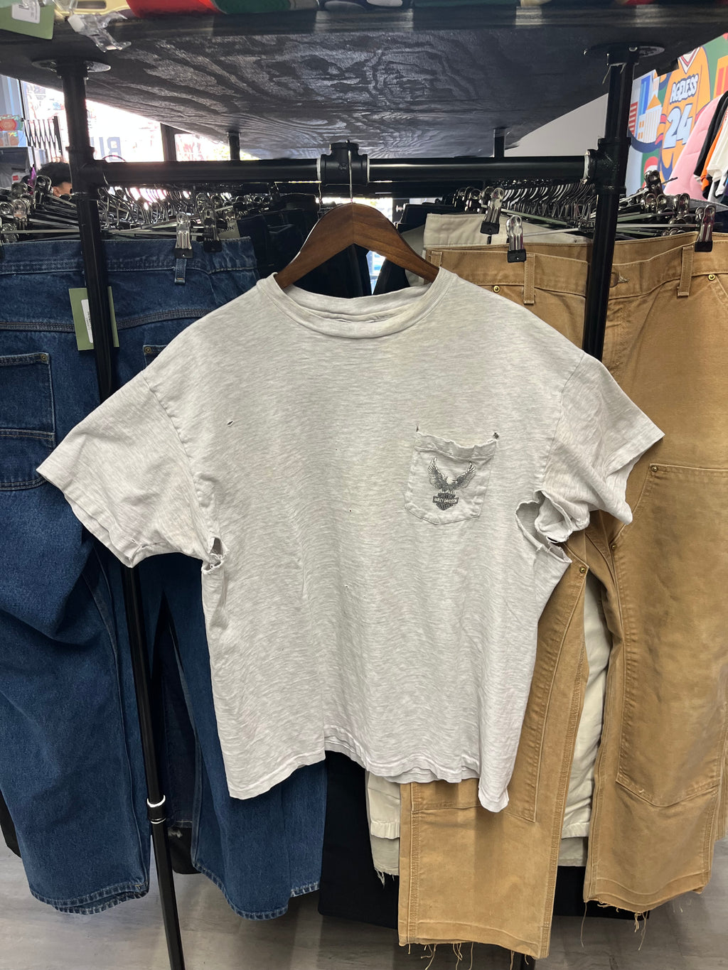 Thrashed Harley Davidson Pikes Peak Colorado Springs Tee