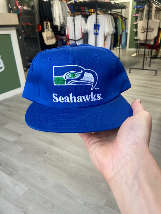 Blue Vintage Seahawks Snapback