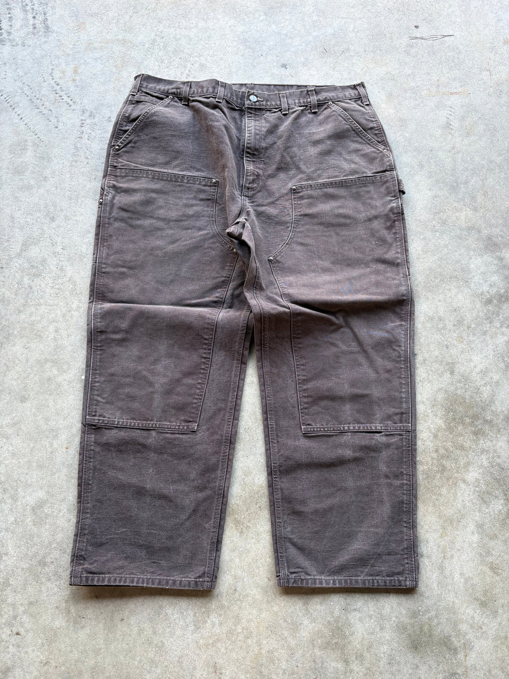 Vintage Carhartt Brown Faded Double Knee Carpenter Pants