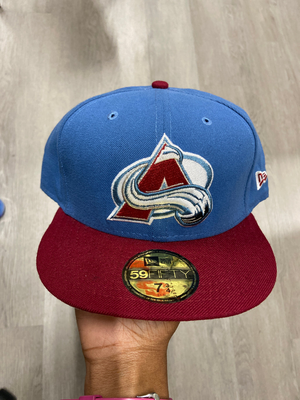 New Era Colorado Avalanche Burgundy Brim