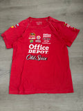 Vintage Chase Authentic Office Depot Old Spice Tony Stewart NASCAR Tee