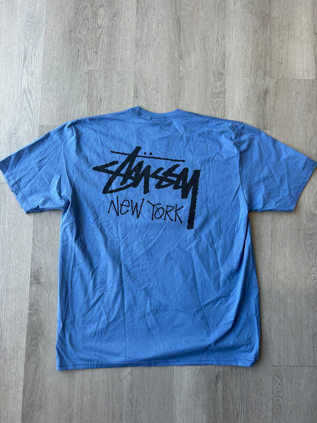 Blue Stüssy New York Chapter Tee