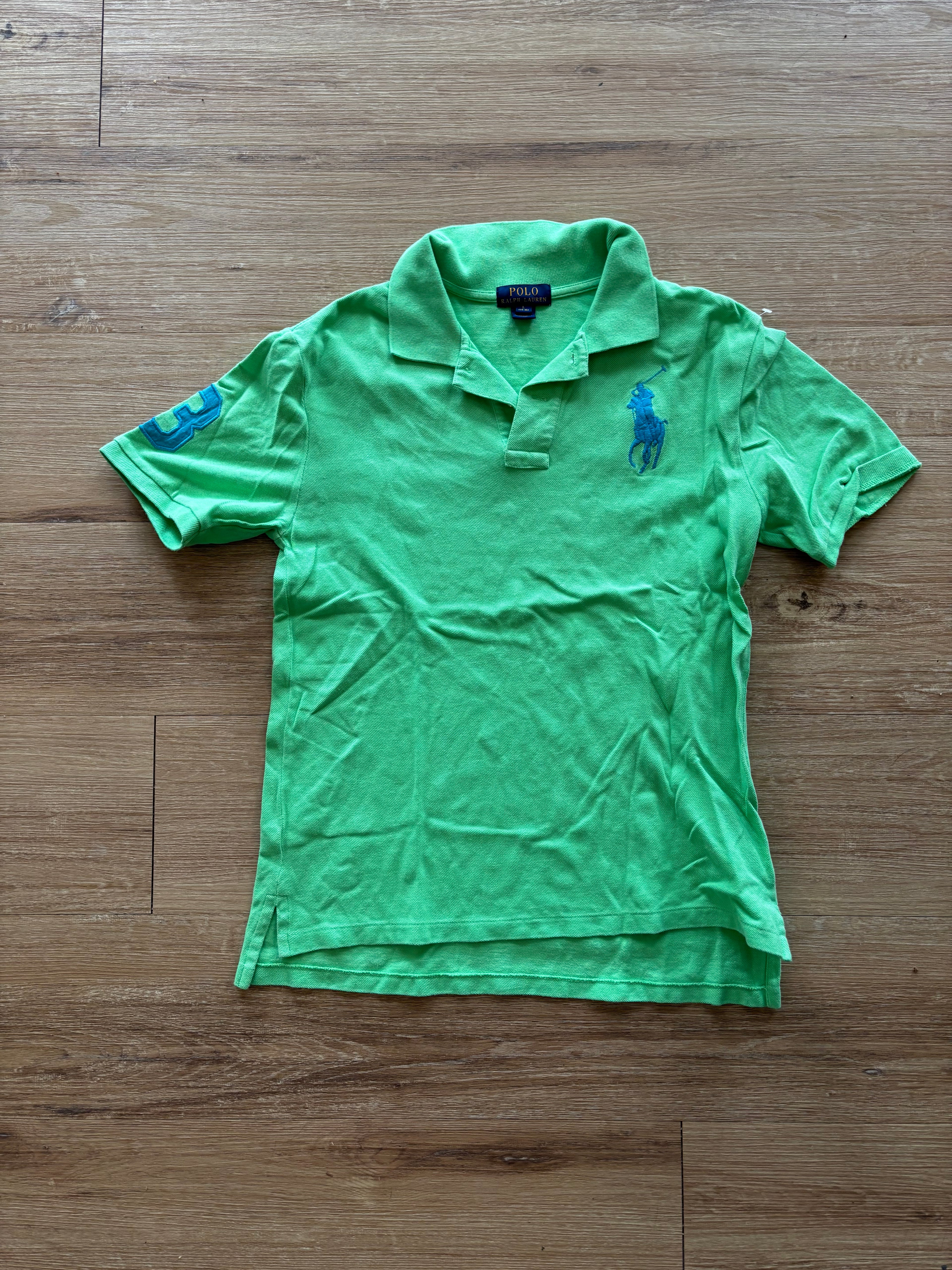 Polo Ralph Lauren Green Big Pony Logo Polo