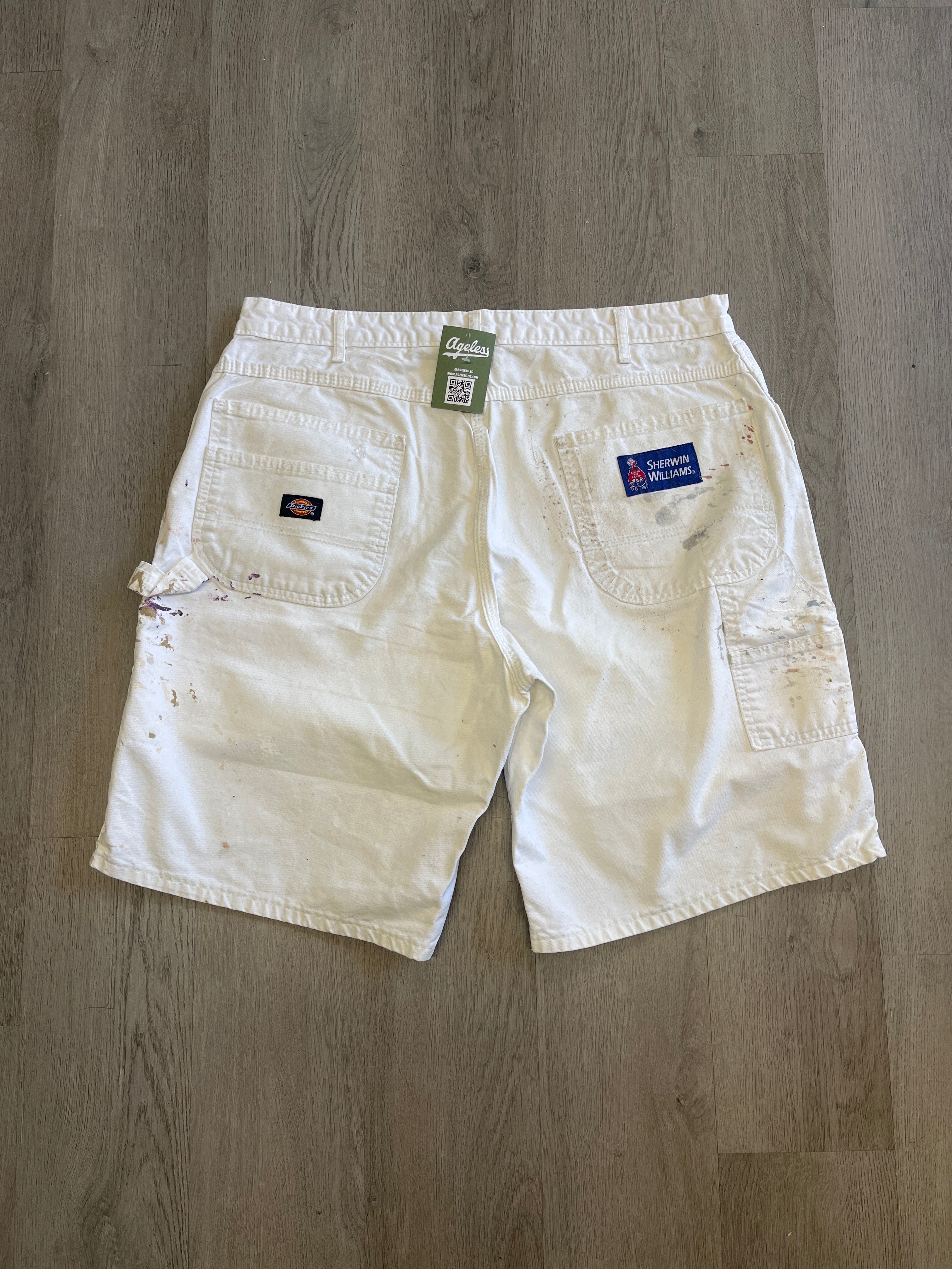 Dickies Paint Splattered Cargo Shorts