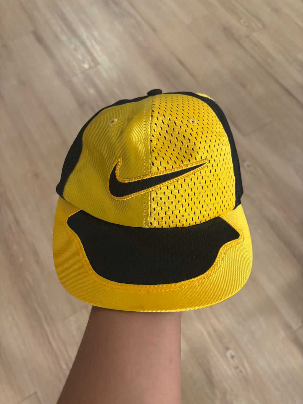 Nike Yellow and Black Hat