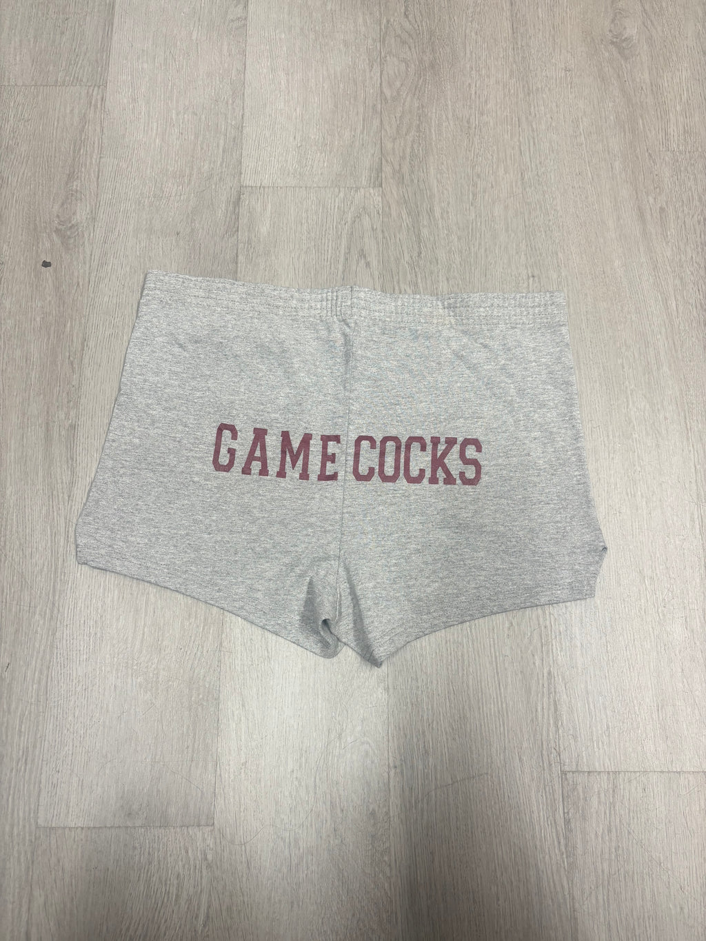 Women’s University of South Carolina Gamecocks Grey Cotton Shorts