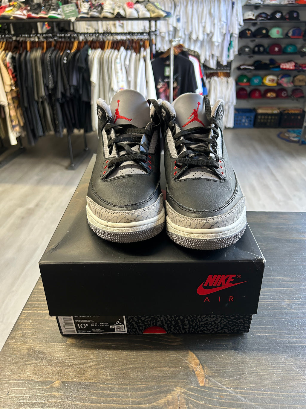 Pre-owned Air Jordan 3 Retro Black Cement