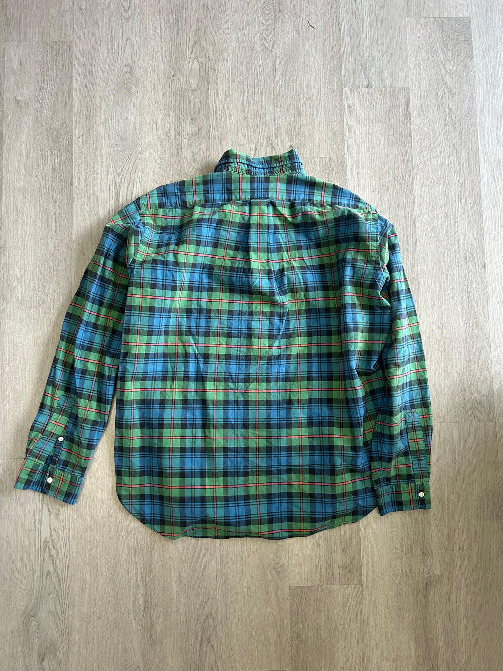 Ralph Lauren Plaid Button Up Long-Sleeve