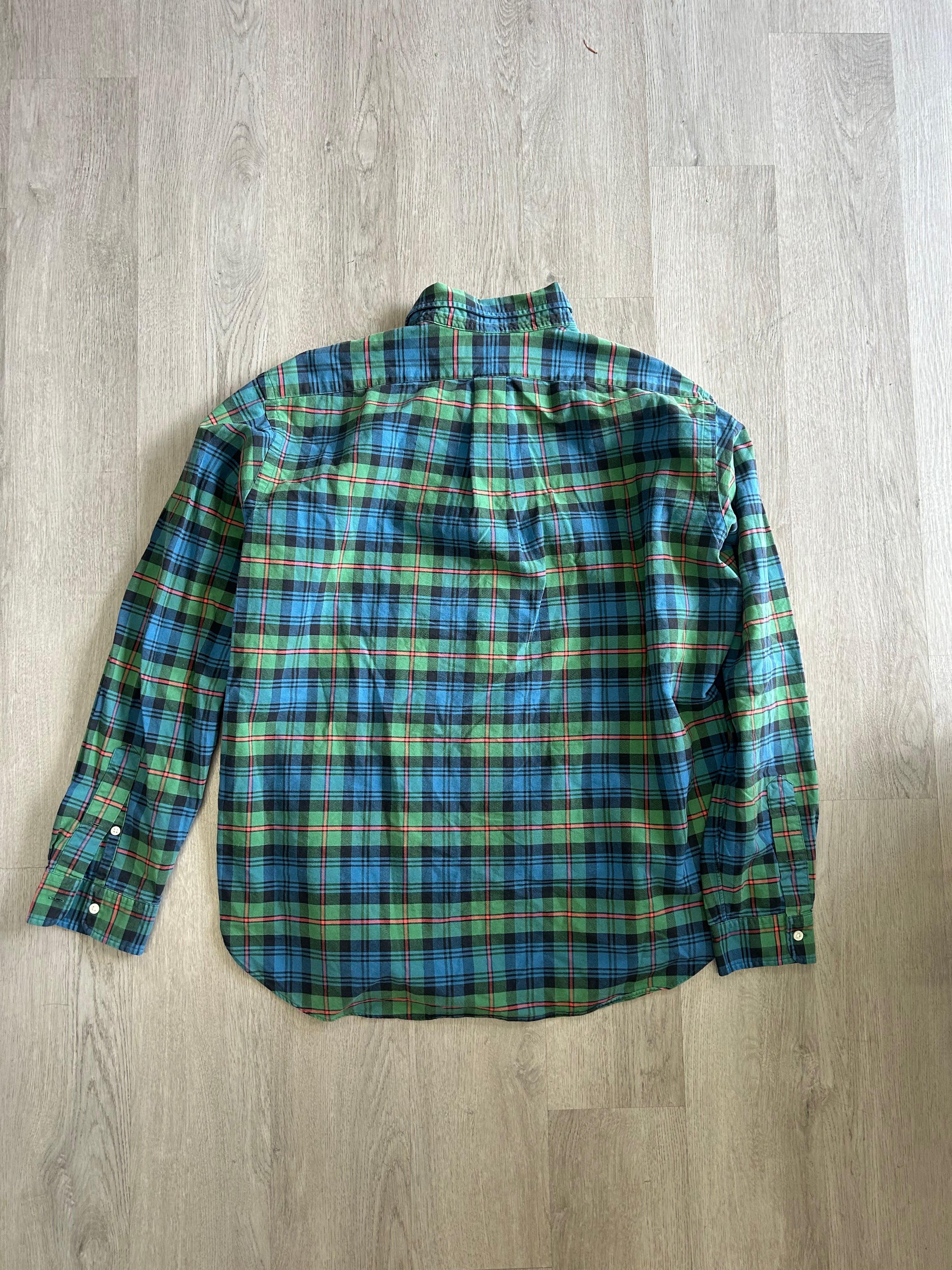 Ralph Lauren Plaid Button Up Long-Sleeve