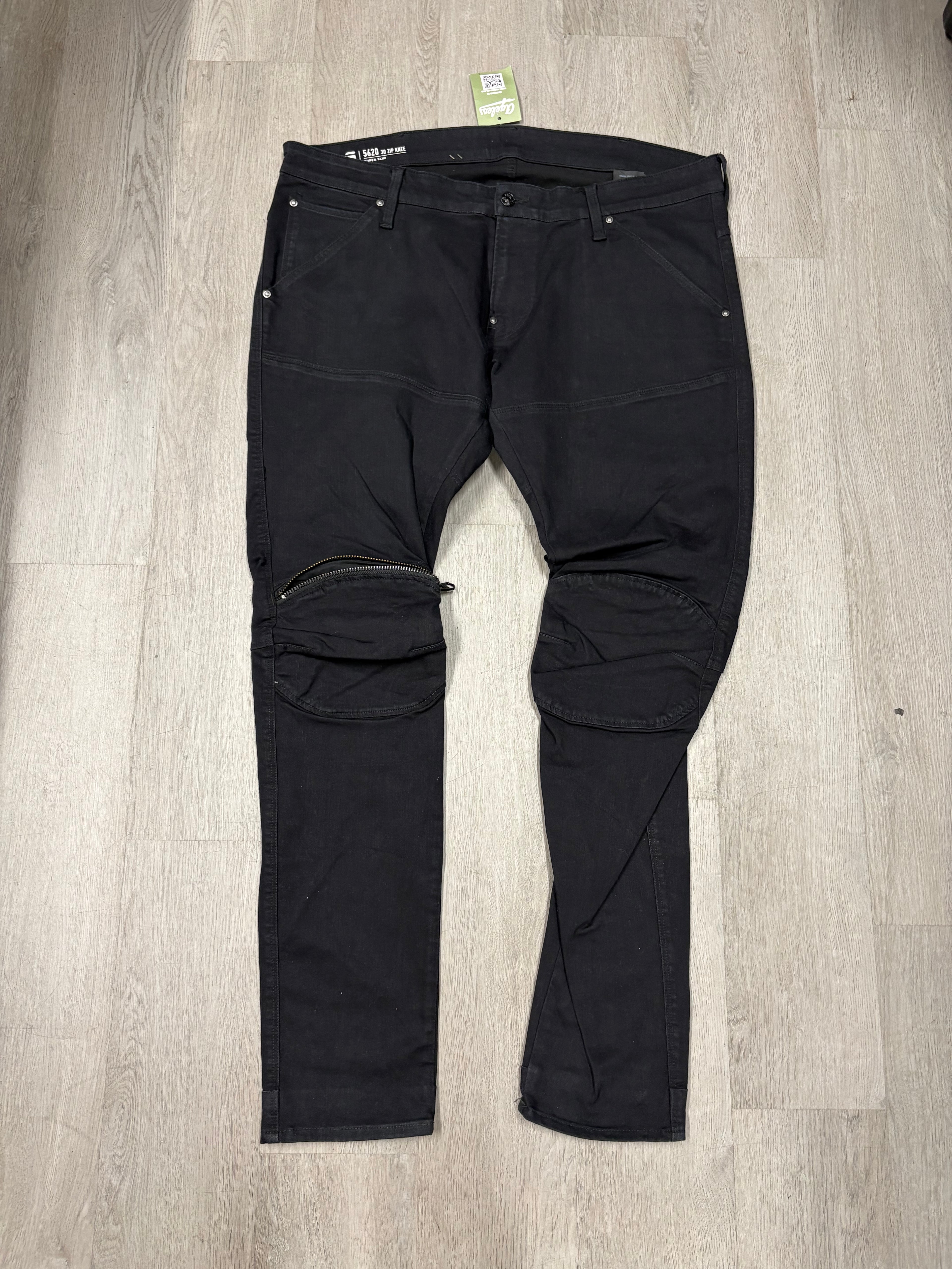 Y2K G Star Raw Double Knee Denim Jeans