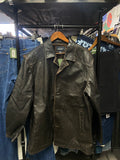 Vintage Cherokee Leather Button Up Jacket