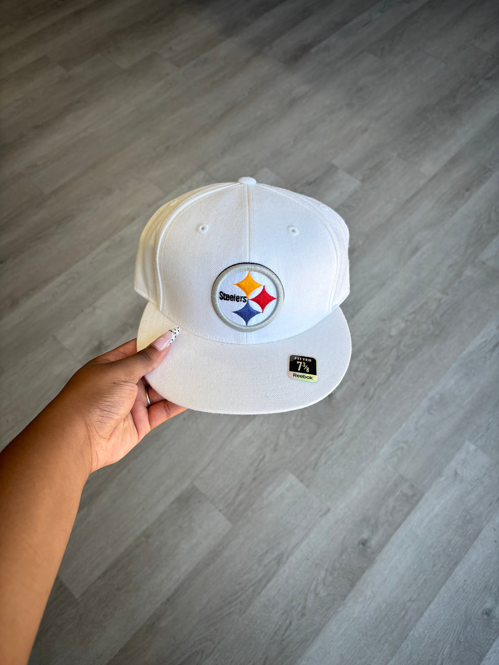 Pittsburgh Steelers White Fitted Hat