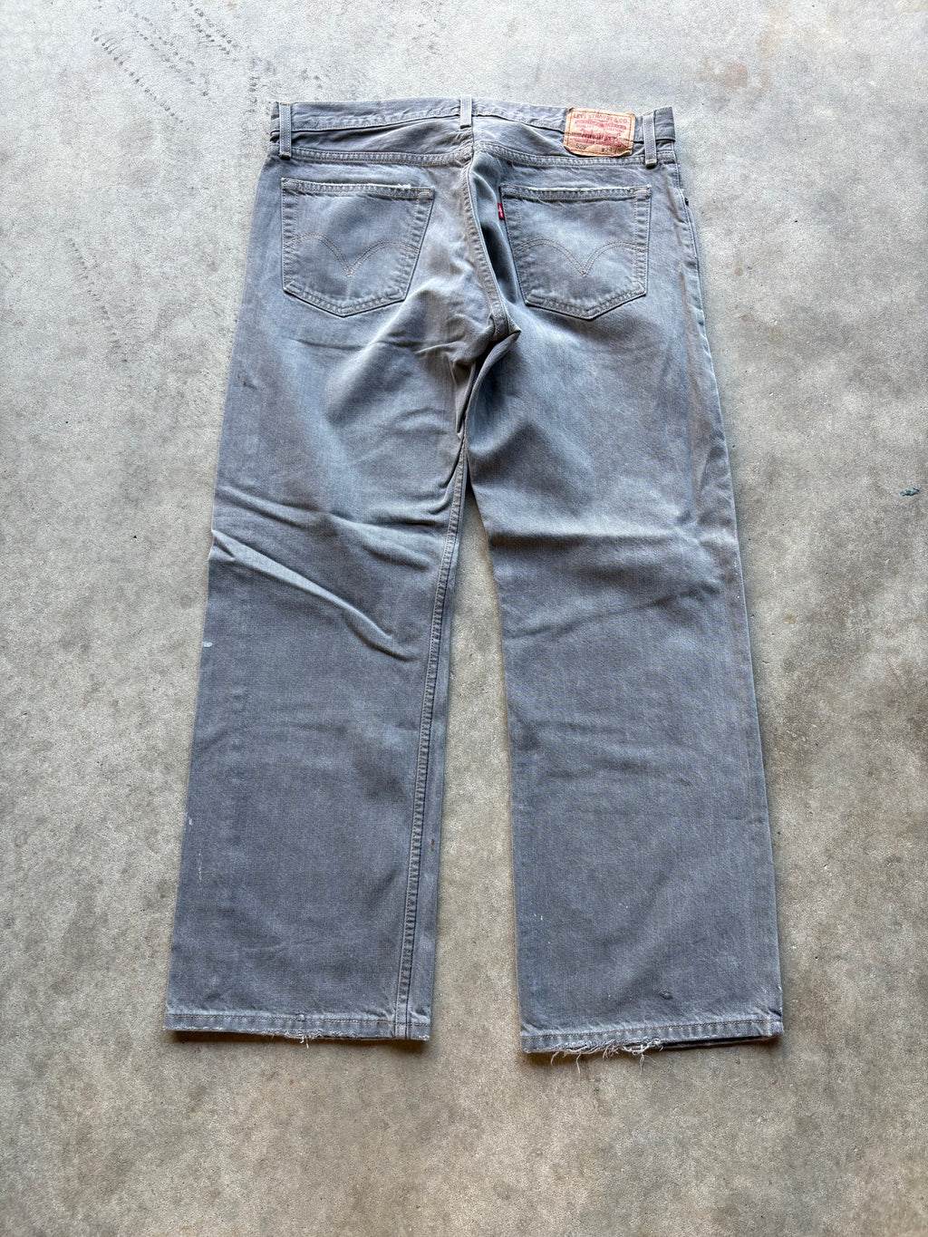 Y2K Levis Low Straight Fit Faded Denim Jeans