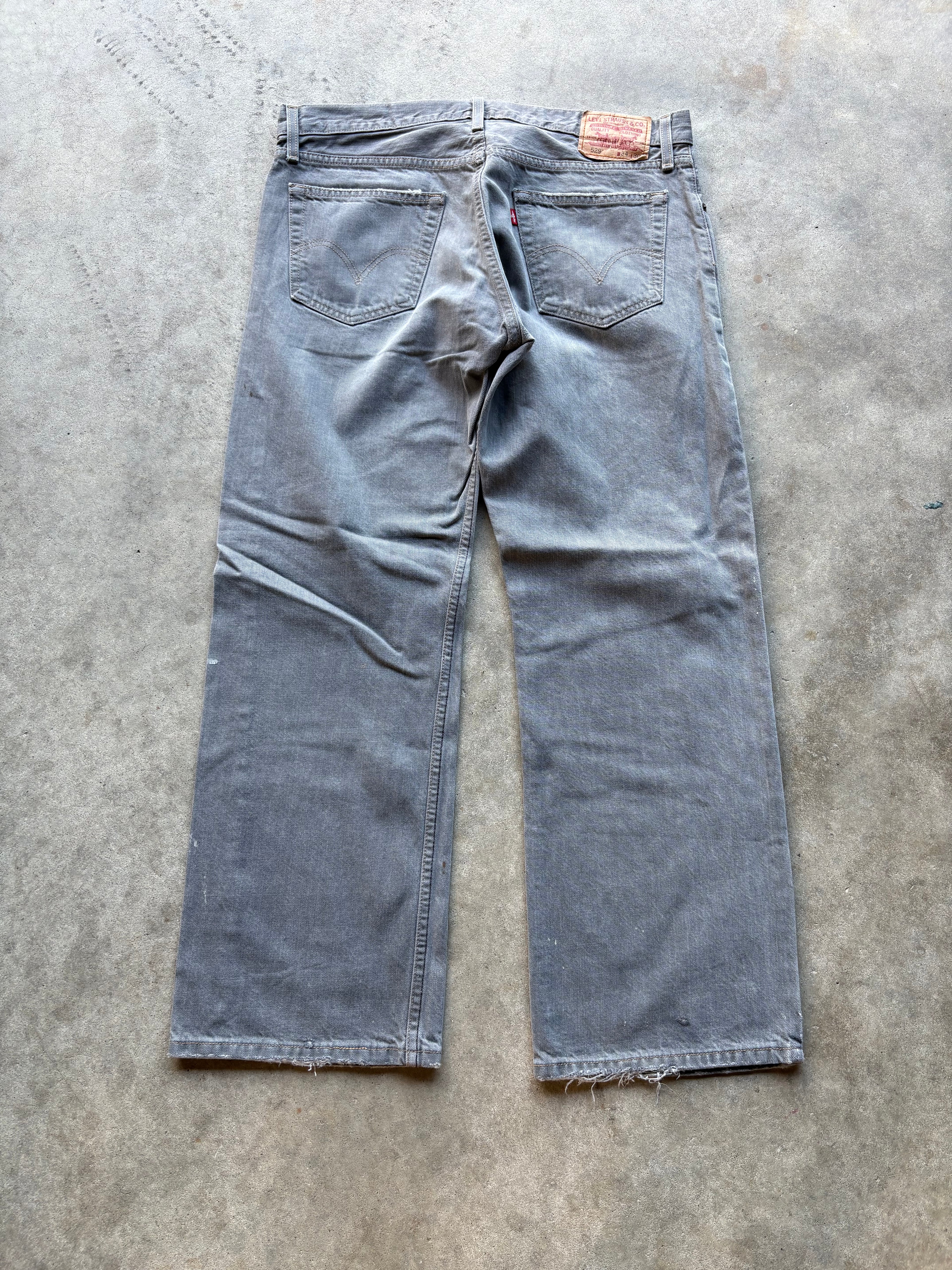Y2K Levis Low Straight Fit Faded Denim Jeans