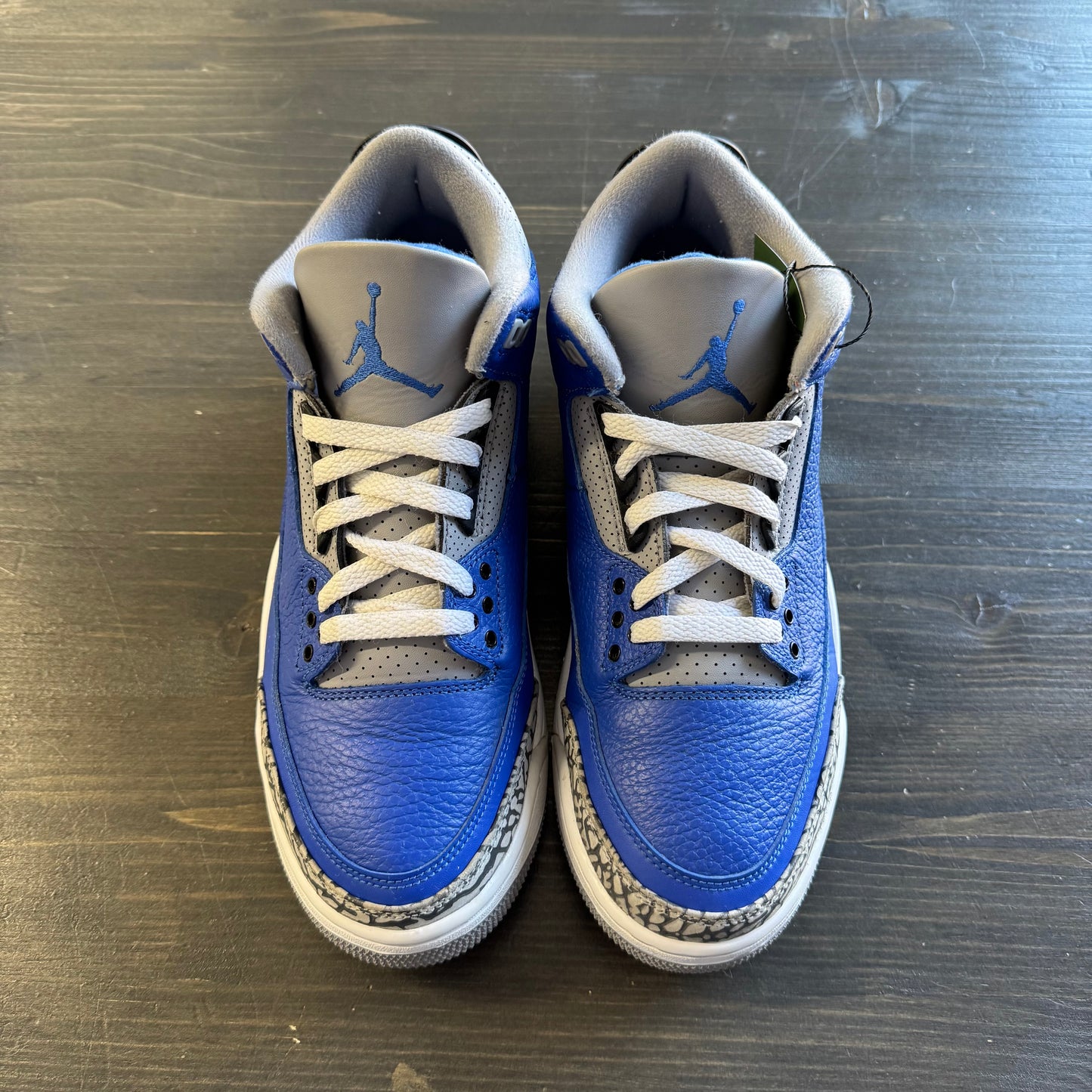 Pre-owned Jordan Retro 3 Varsity Royal Cement