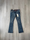 Vintage Y2K Women’s LRG Luxirie Ghost Rider Boot Cut Denim Jeans