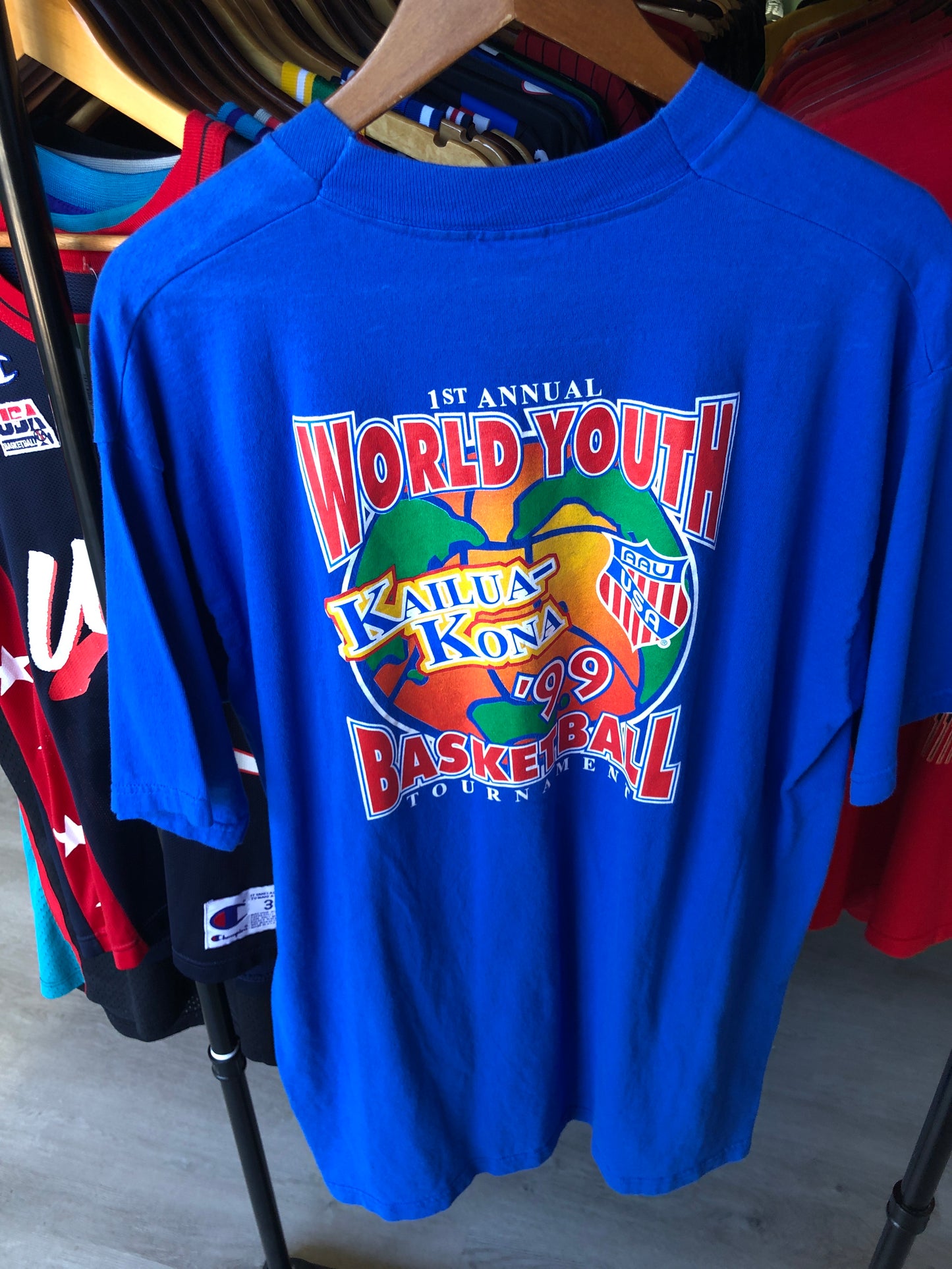 1992 AAU Hawaii Basketball Tee