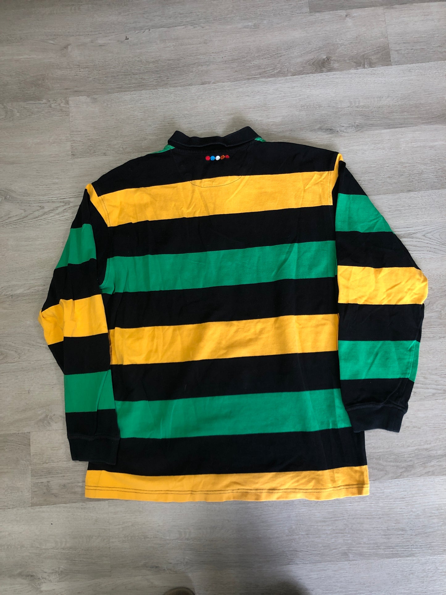 Vintage Coogi Striped LS Polo