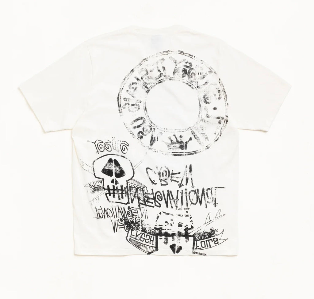 Stussy Natural Skulls Pigment Dyed Tee Stüssy