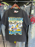 Black 2000 Super Bowl Champions St Louis Rams Tee