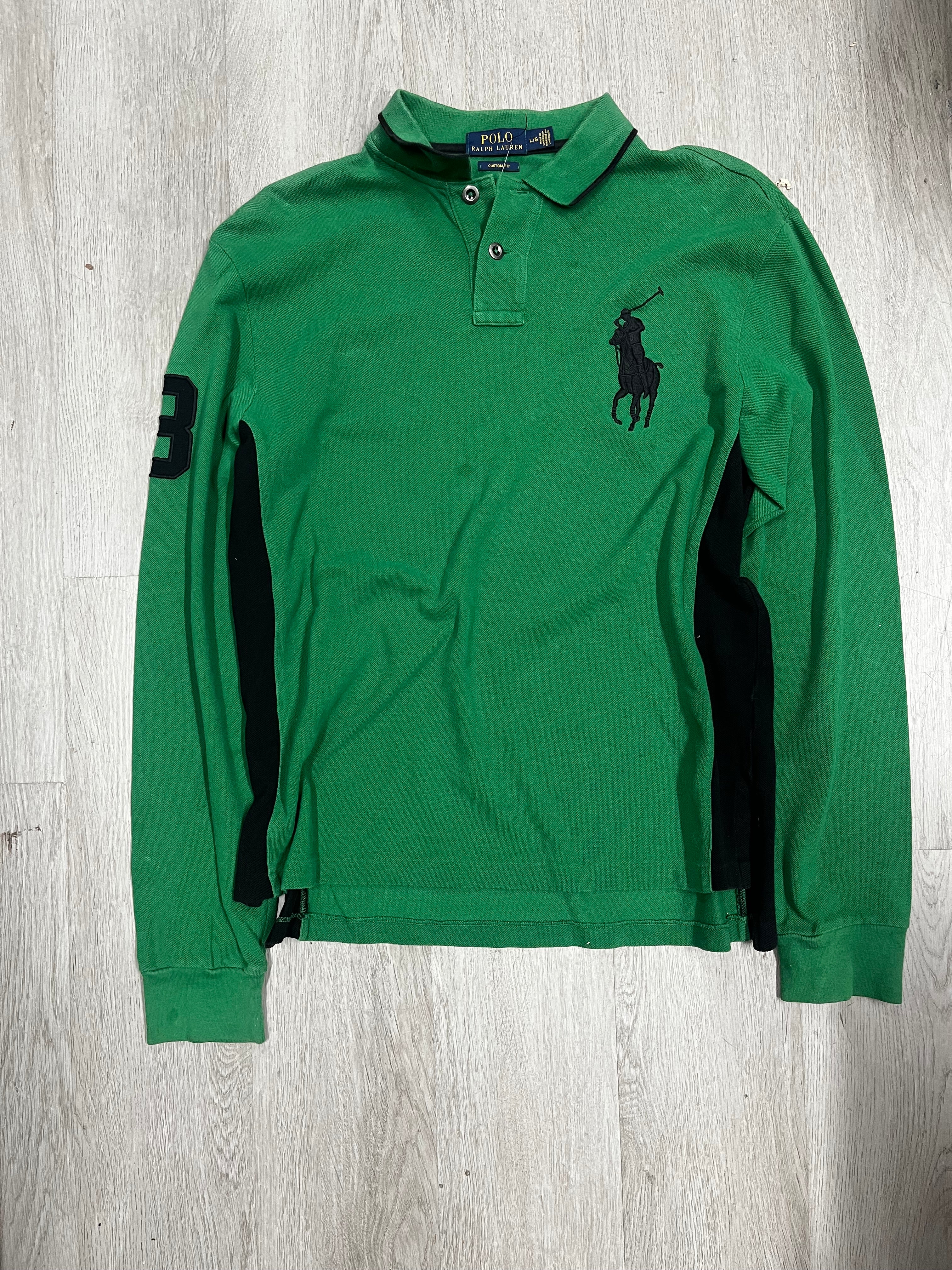 Green Polo Ralph Lauren Long Sleeve