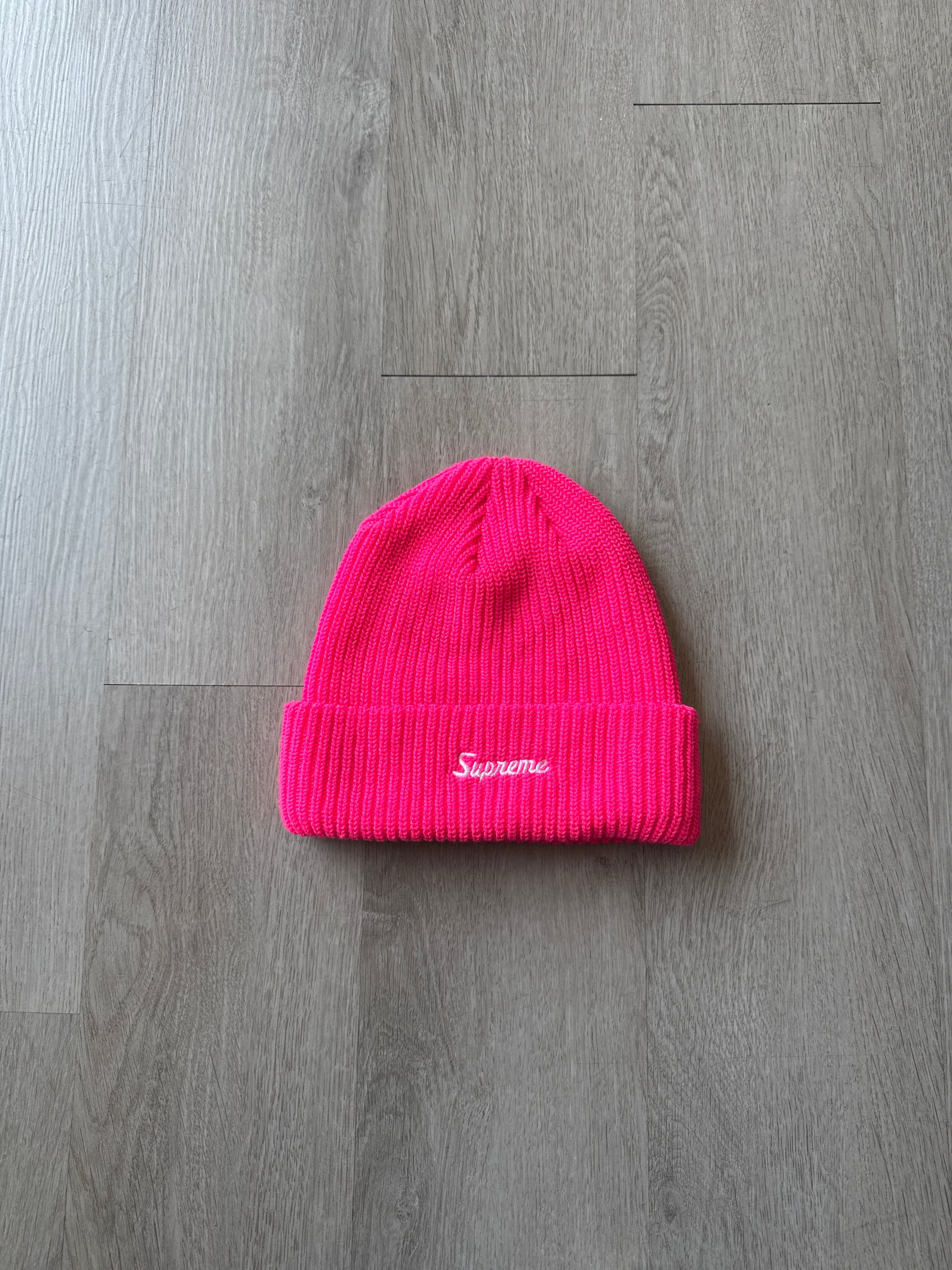 Supreme Loose Gauge Pink Beanie (SS21)