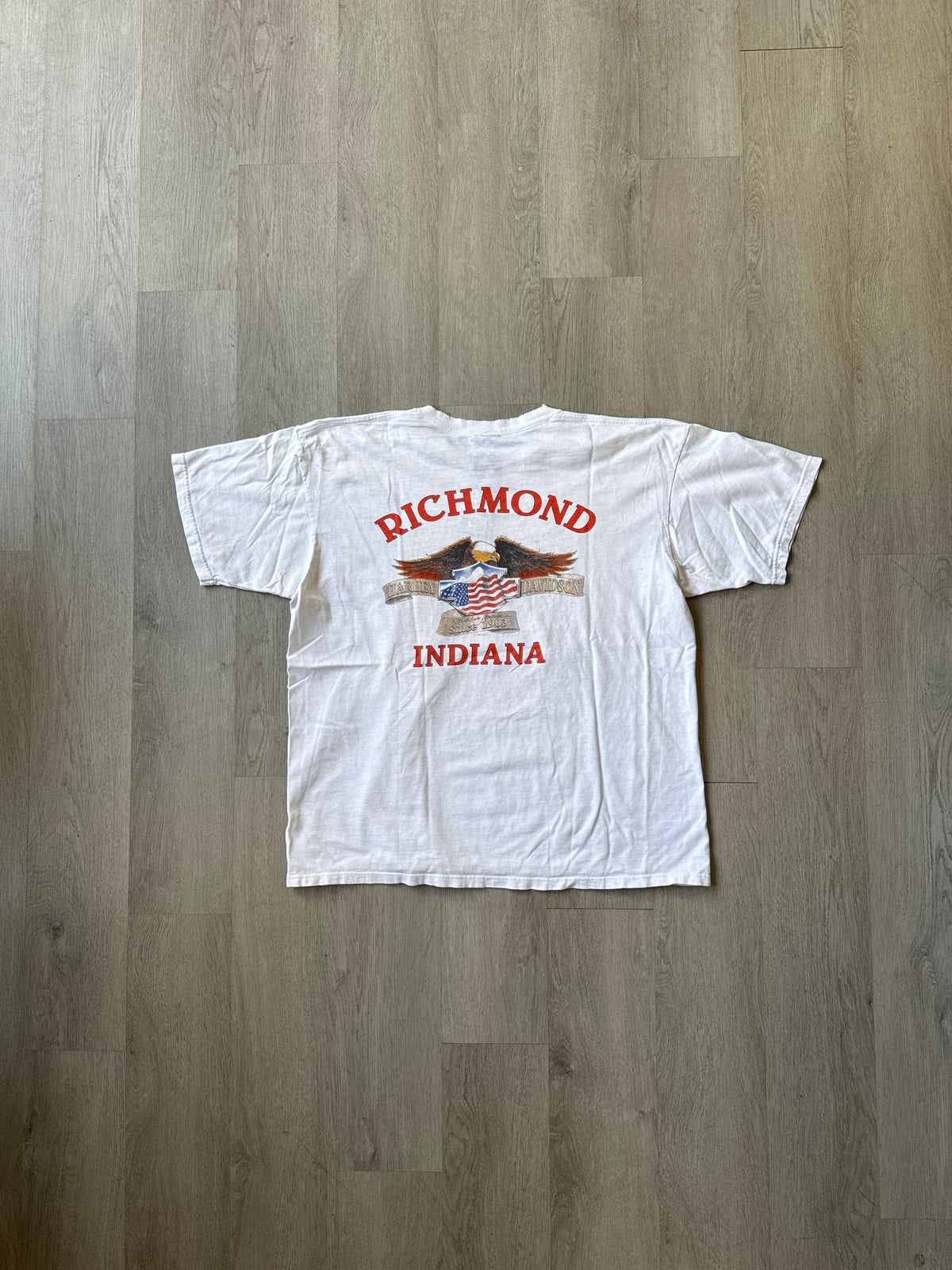 Vintage 1999 Harley Davidson The Sixtes Richmond Indiana Tee